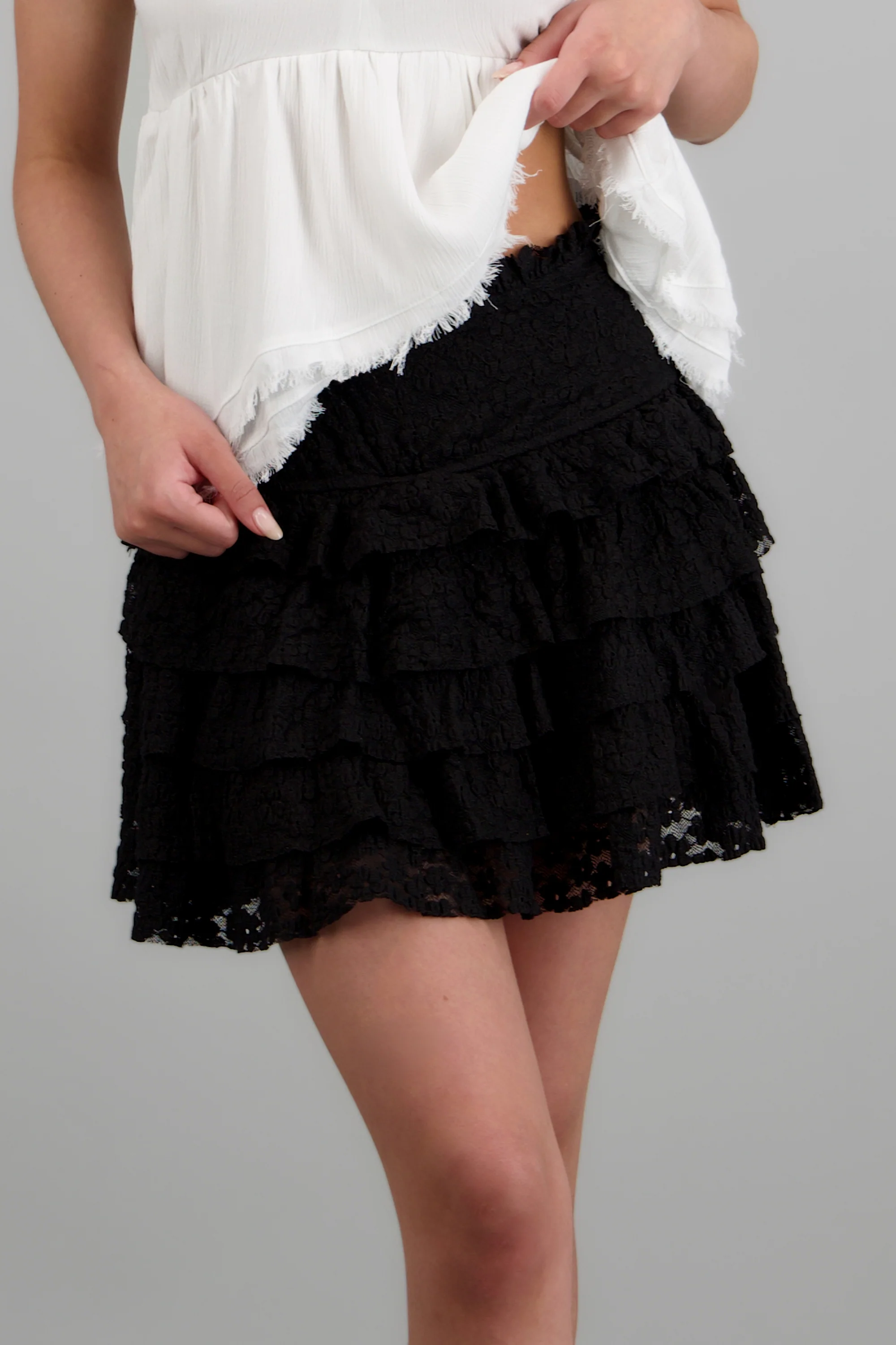 Mini falda olanes flores boho - Image 5