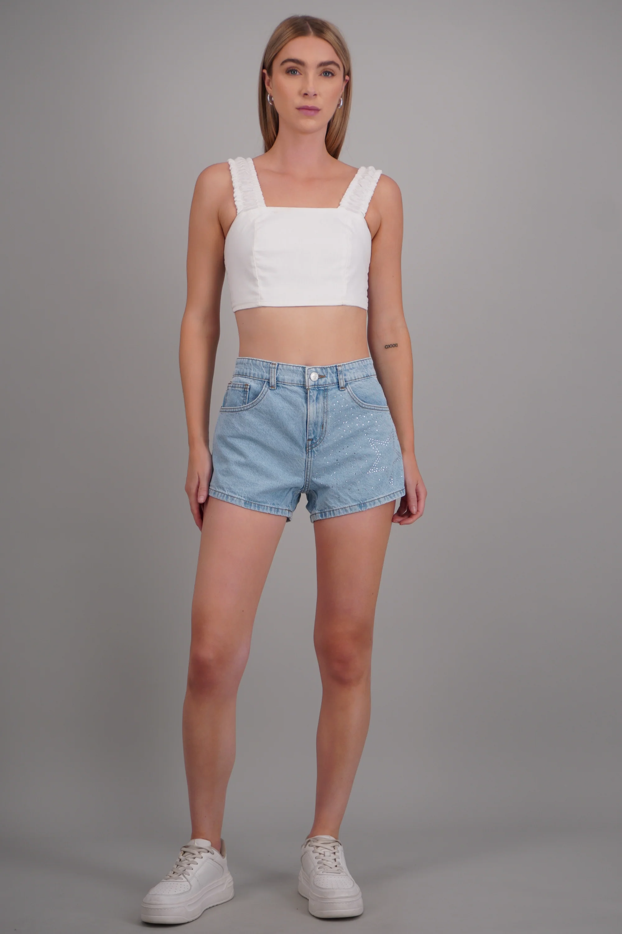 Mini short brillos estrellas