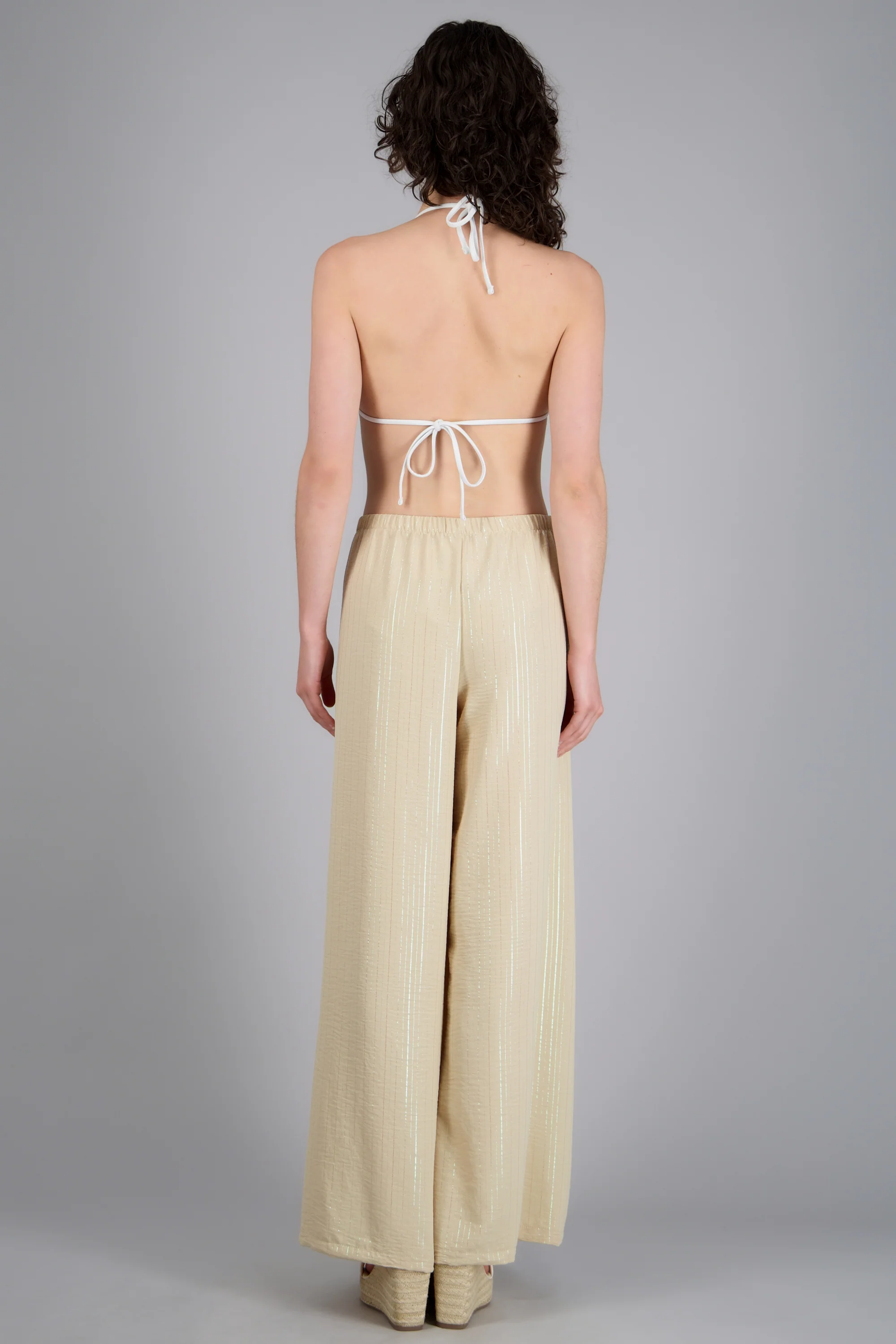 Pantalon aberturas rayas efecto - Image 4