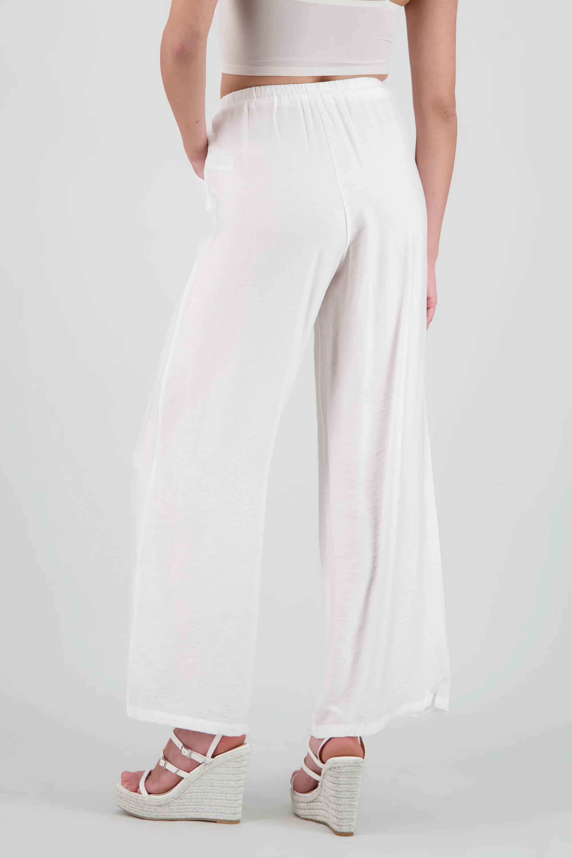 Pantalon amplio con jareta - Image 4