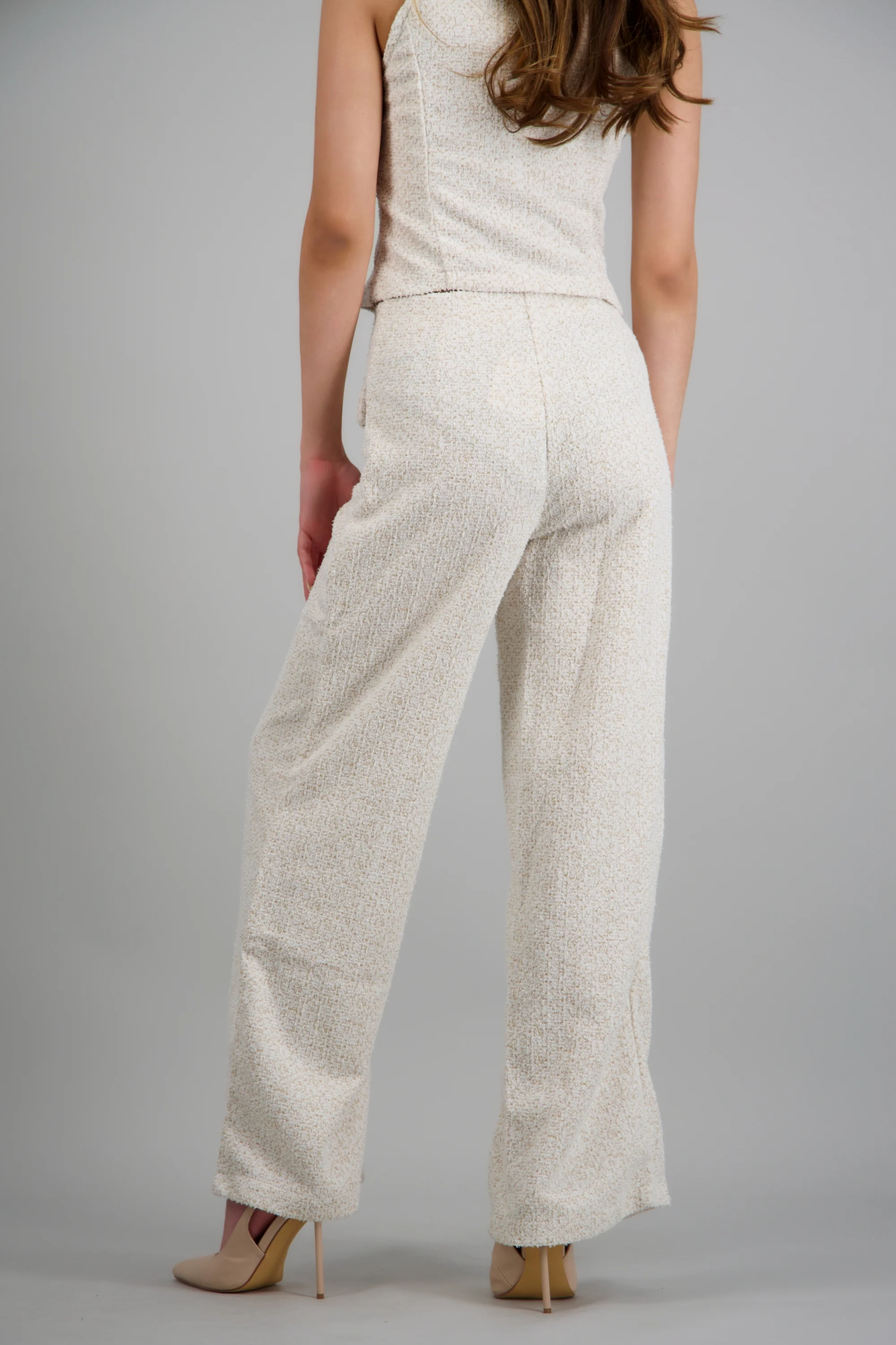 Pantalon amplio detalle botones - Image 4
