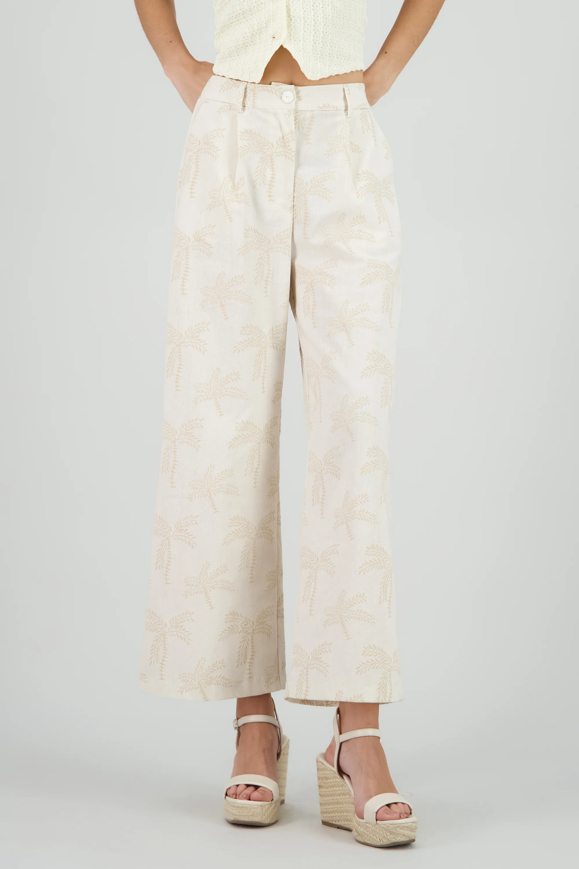 Pantalon amplio detalle textura - Image 2
