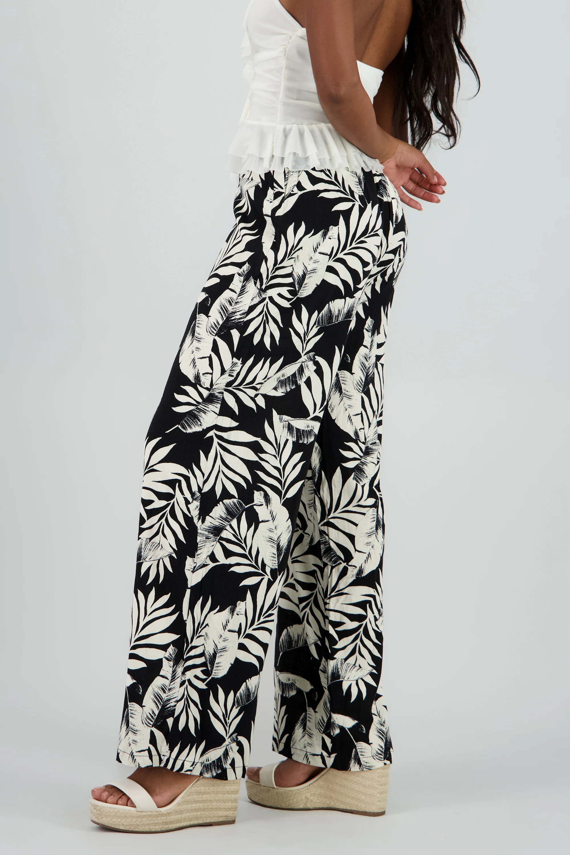 Pantalon amplio estampado - Image 3
