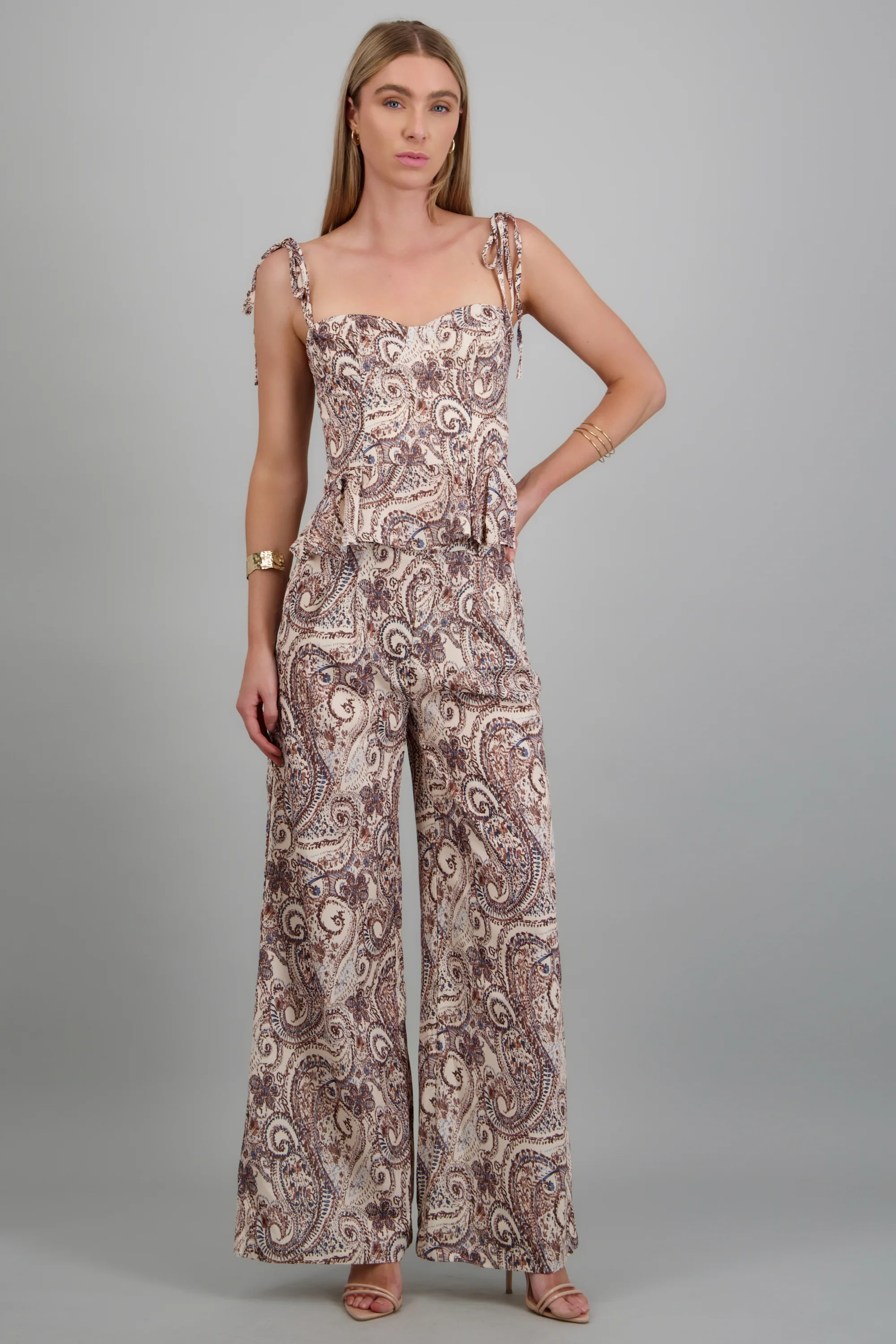 Pantalón boho estampado paisley - Image 3
