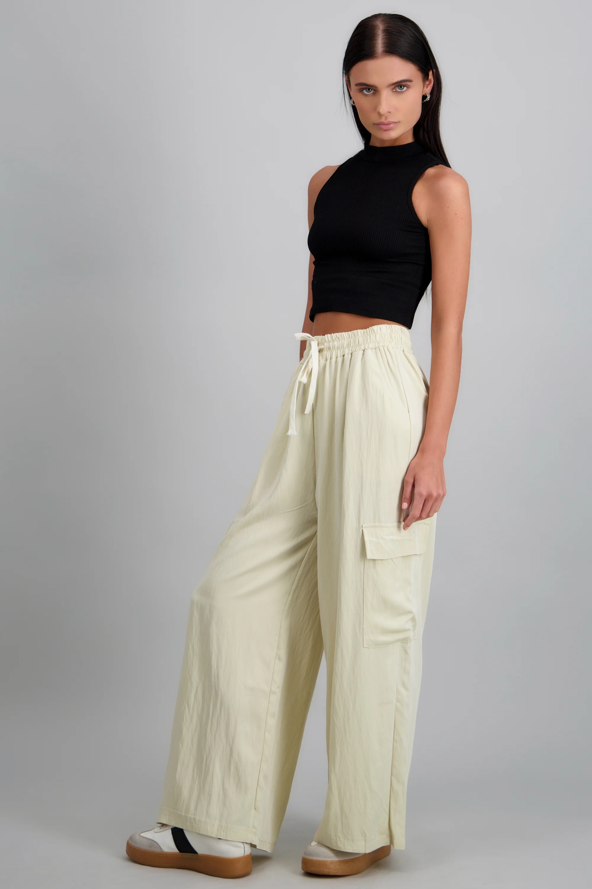 Pantalón cargo wide leg - Image 2