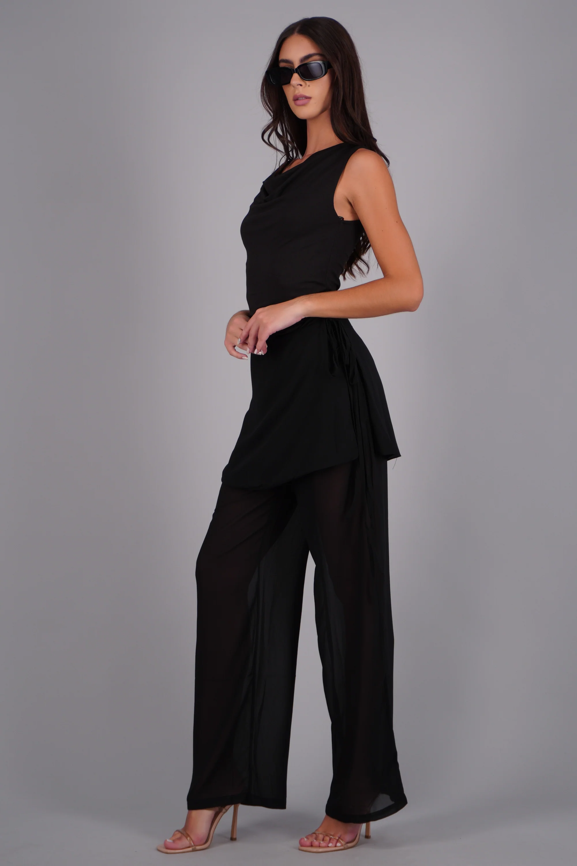 Pantalon con falda cruzada - Image 2