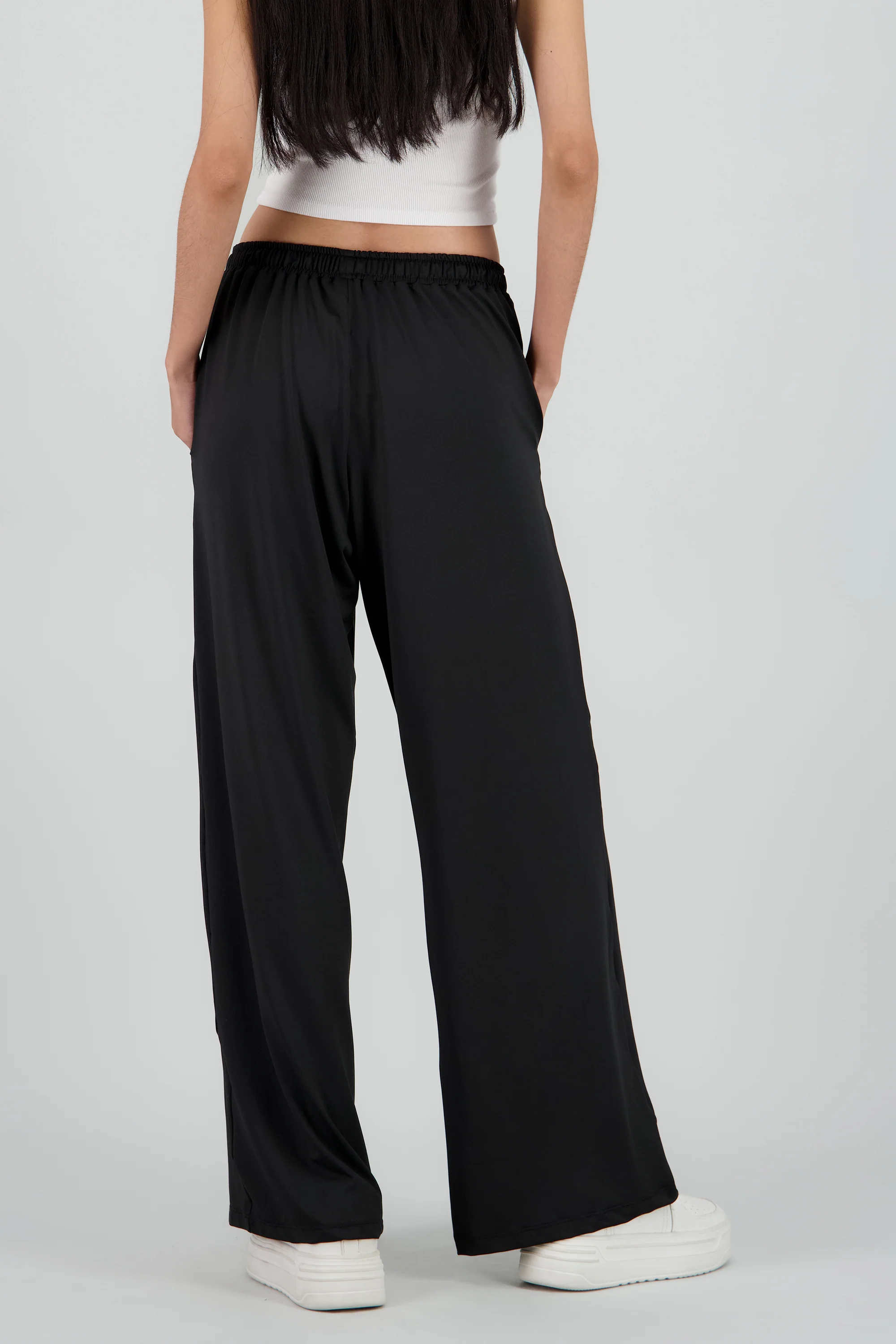Pantalon con jareta amplio detalle costuras - Image 4