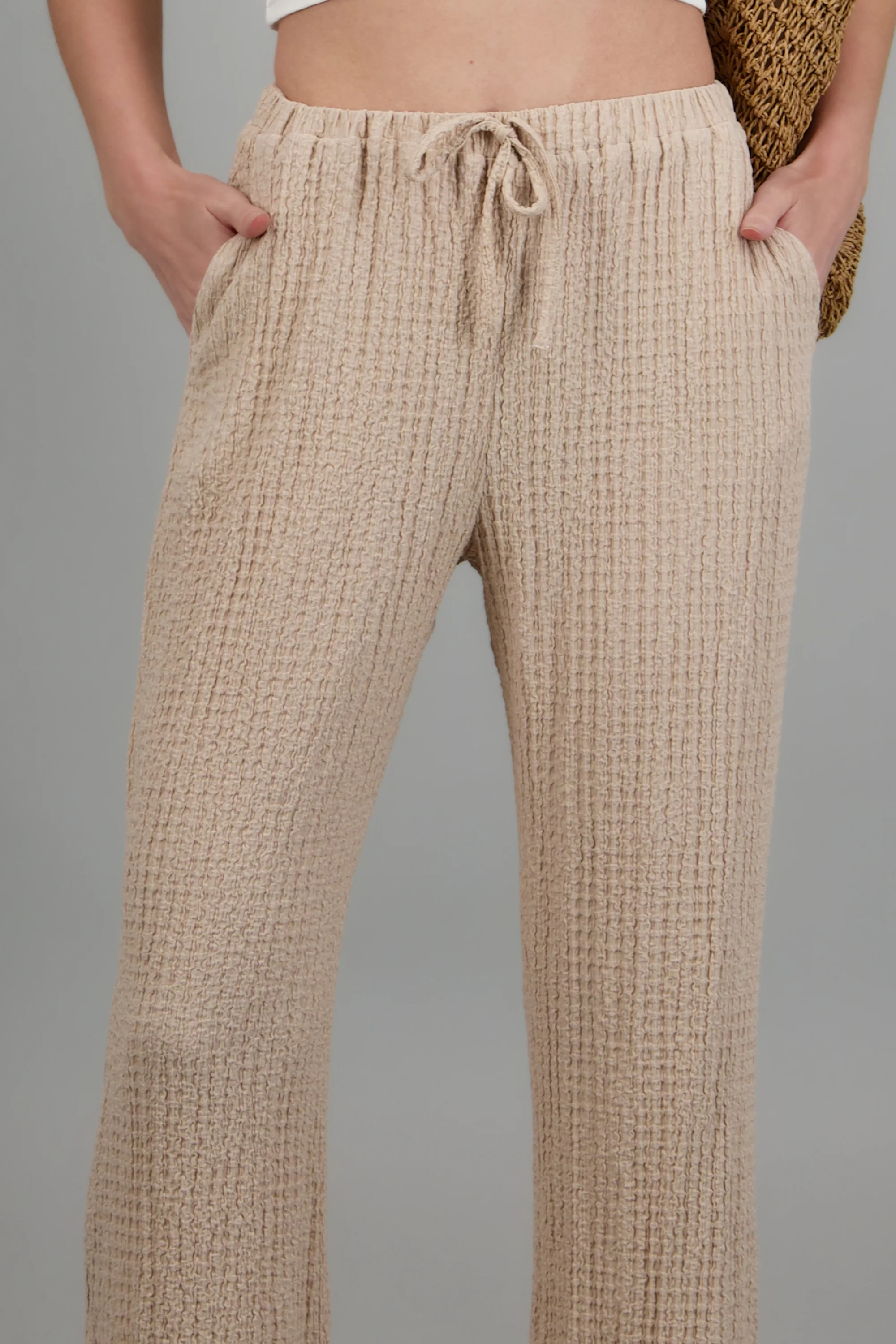 Pantalon detalle jareta textura - Image 5