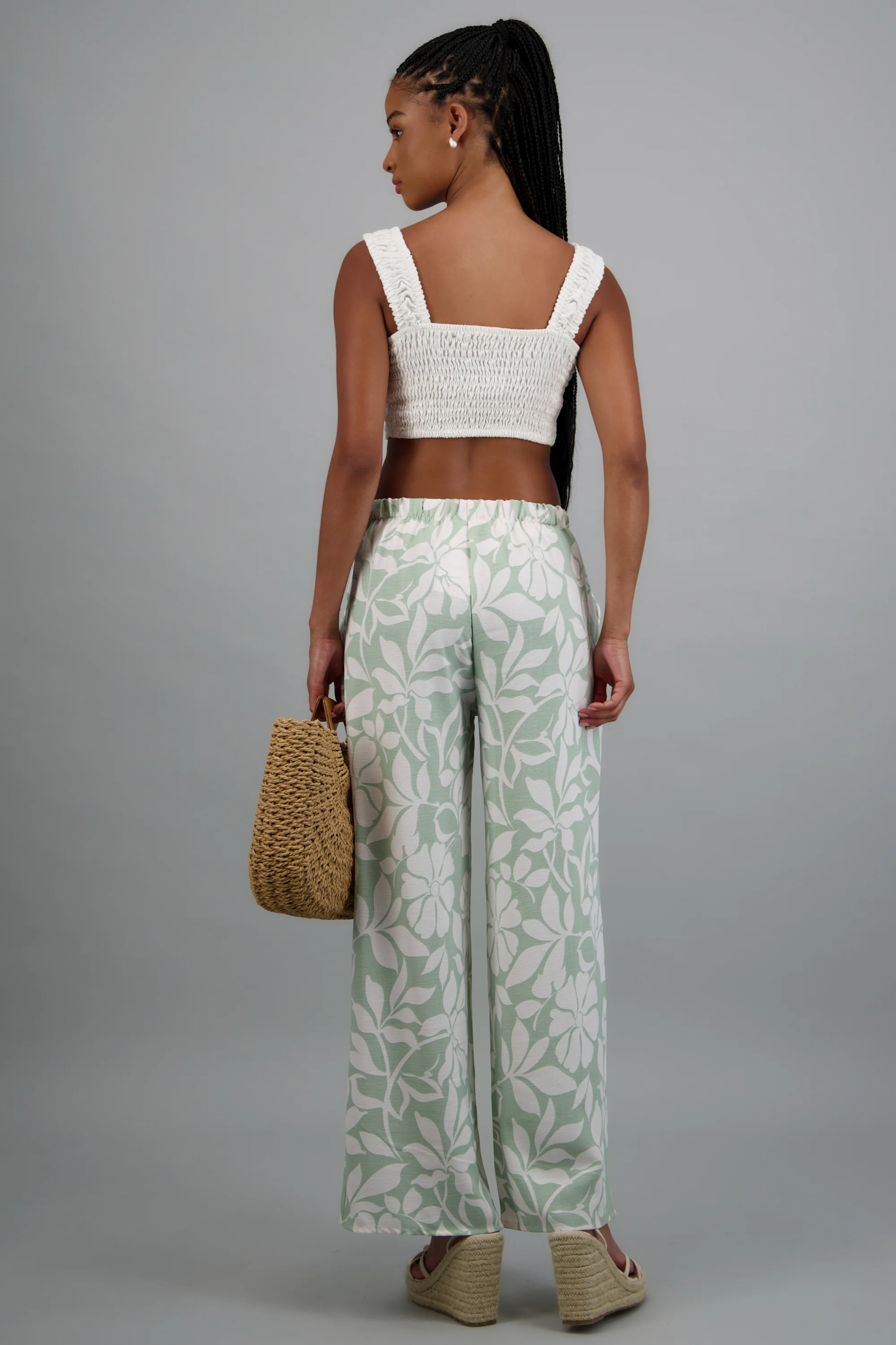 Pantalon detalle pinzas estampado - Image 4