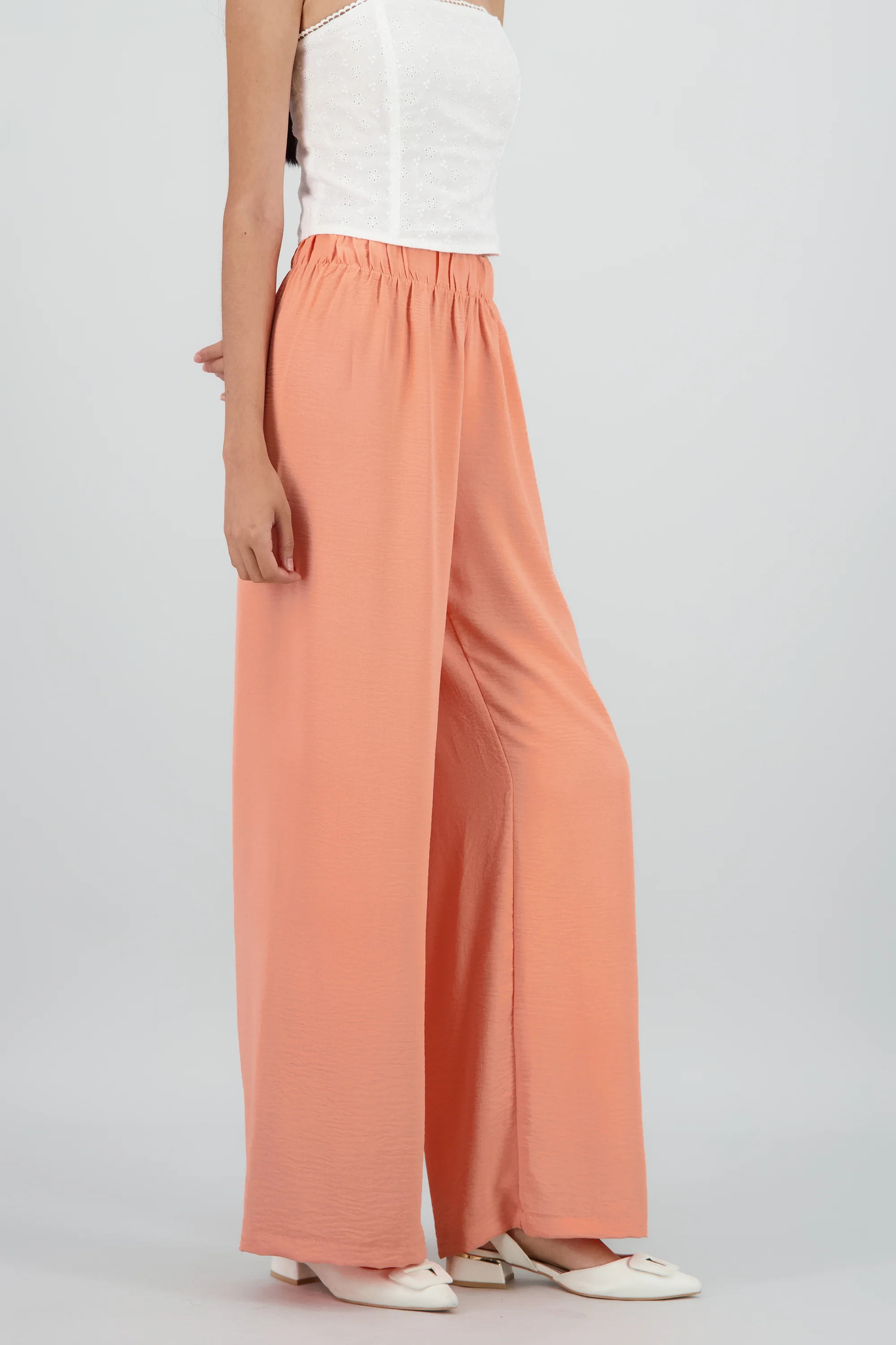 Pantalon detalle resorte fluido - Image 3