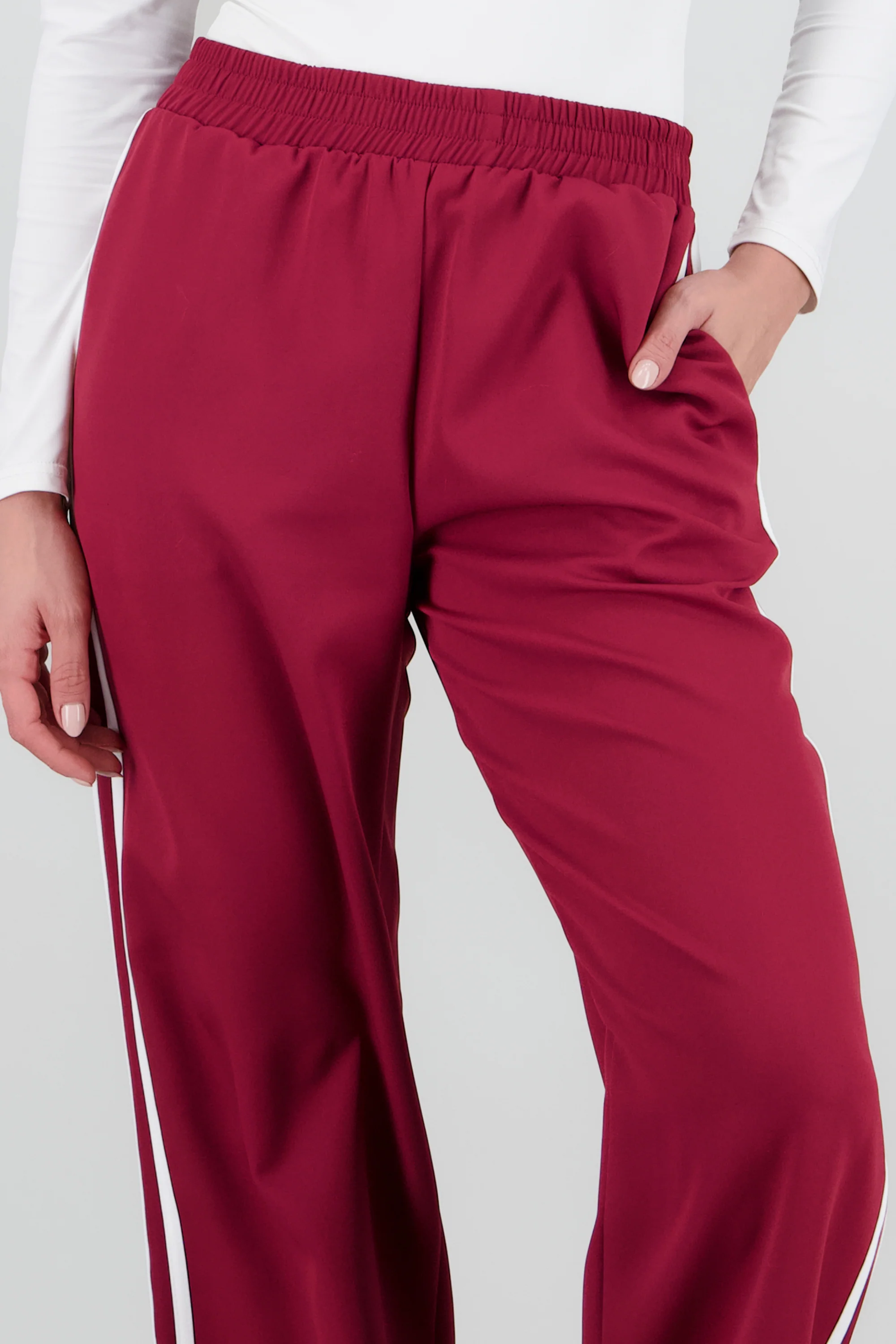 Pantalon detalle tiras contraste - Image 5