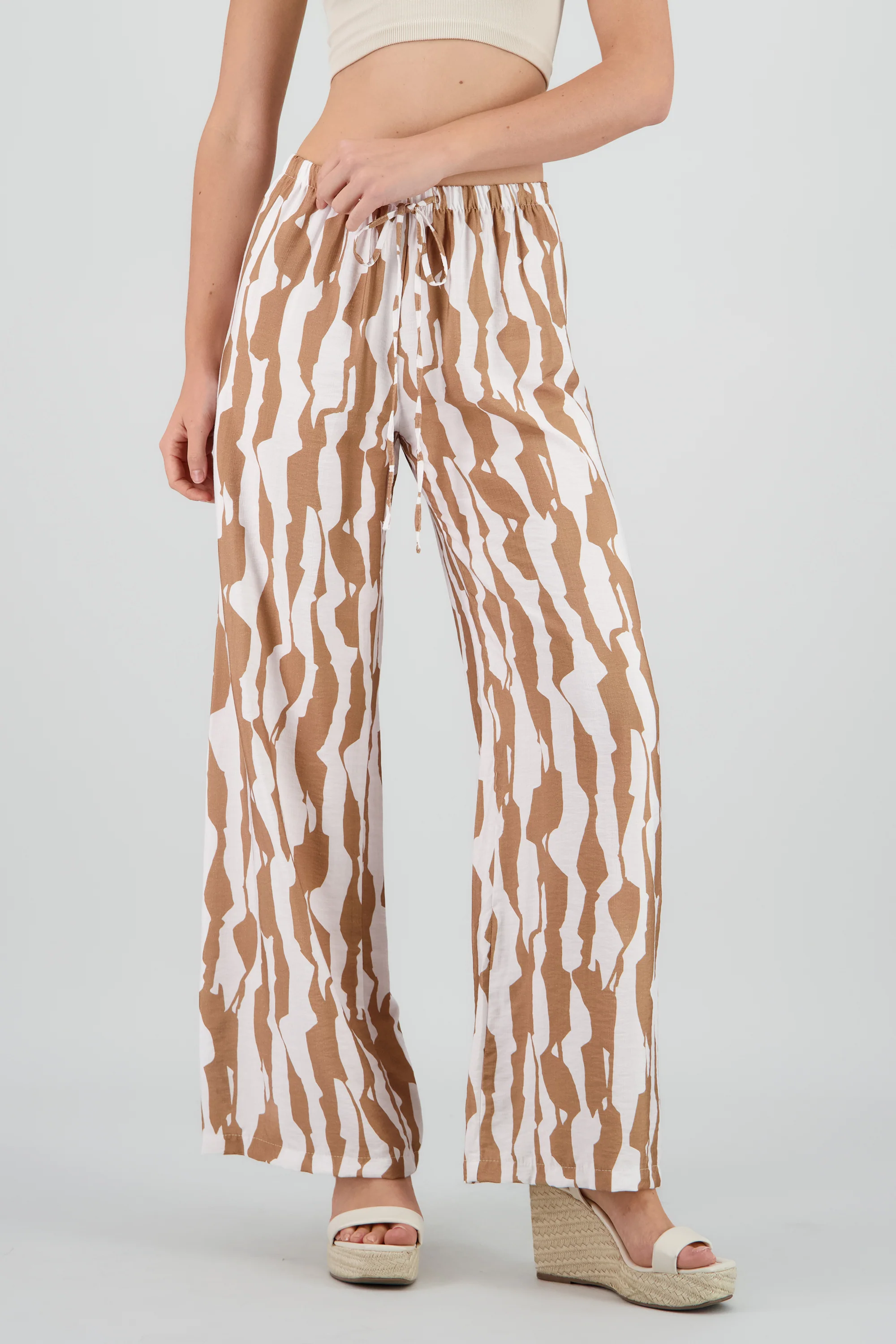 Pantalon estampado grecas fluido - Image 2