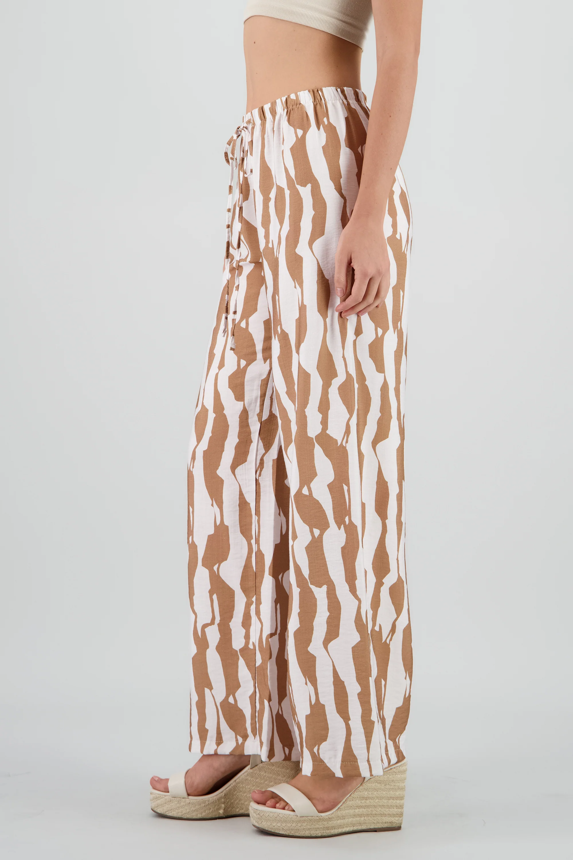 Pantalon estampado grecas fluido - Image 3