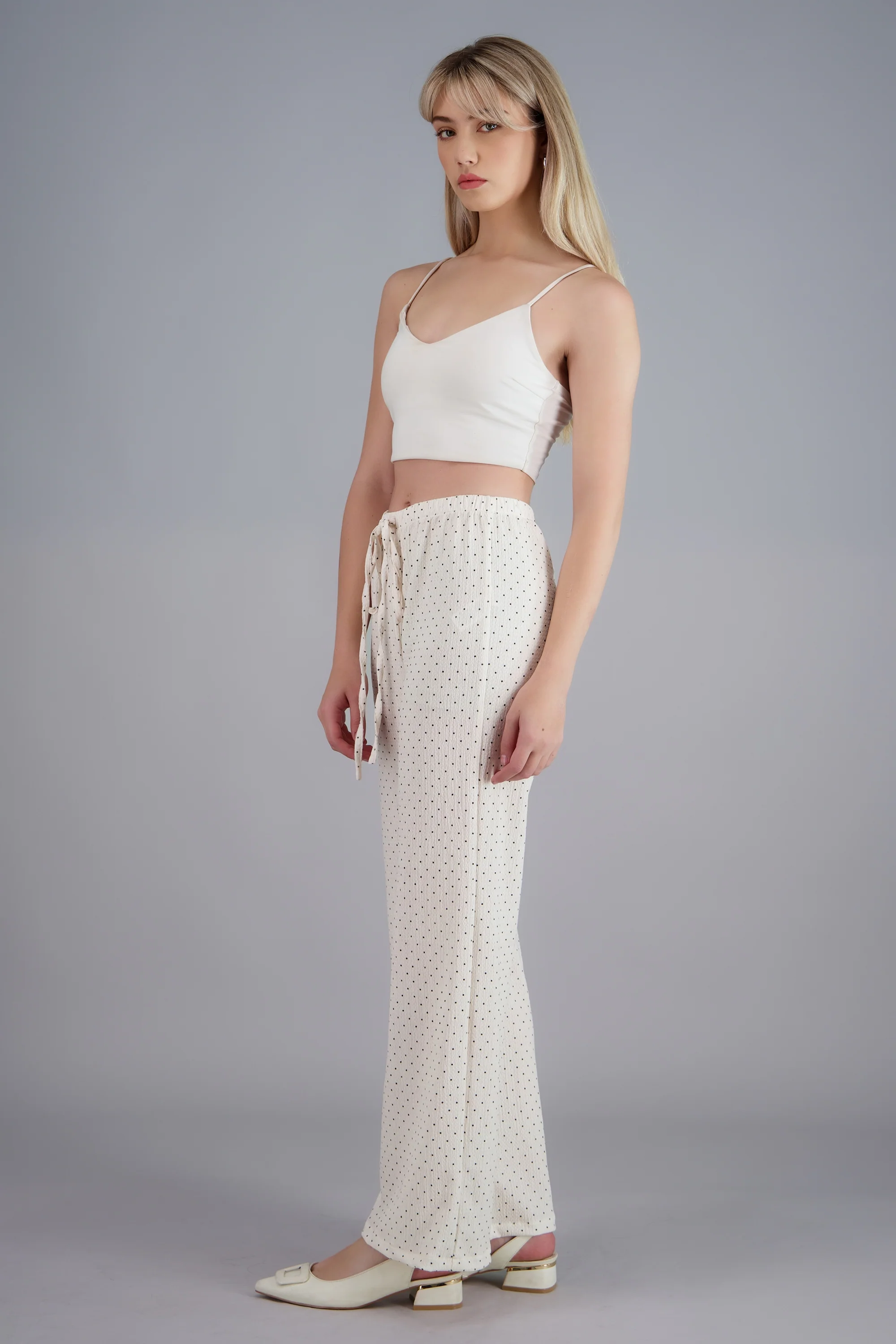 Pantalon fluido polka dots - Image 3