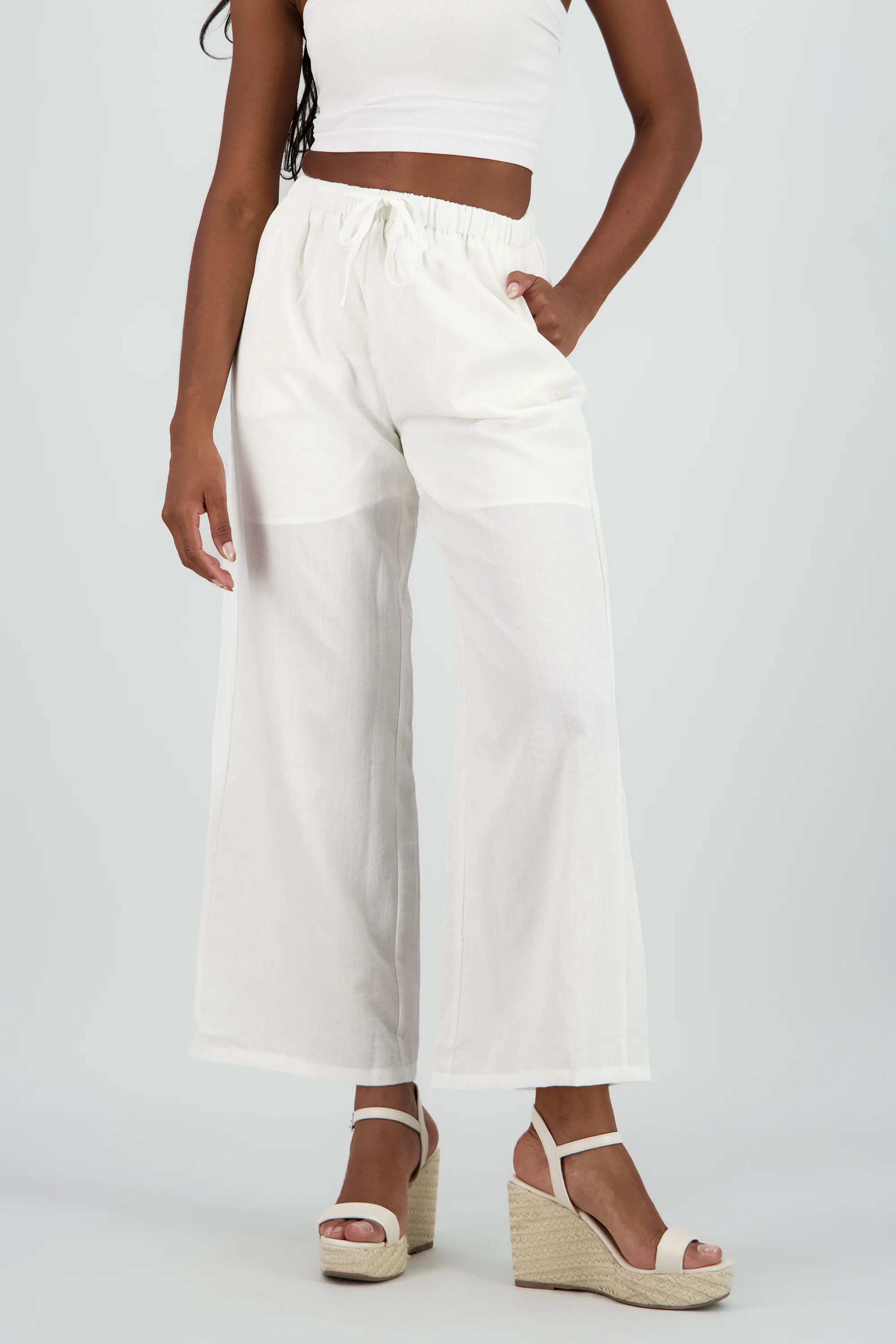 Pantalon fluido recto - Image 2