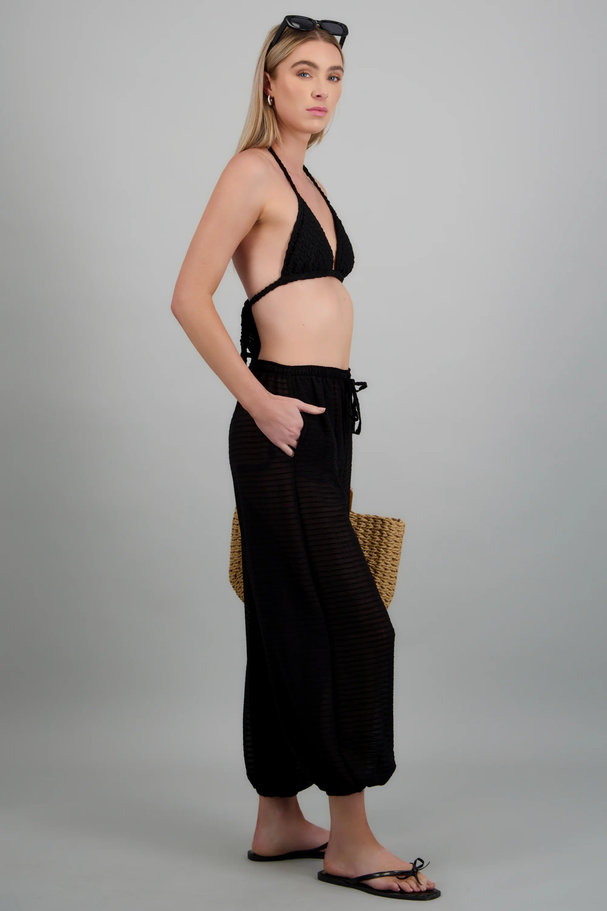 Pantalon globo ligero lineas - Image 2