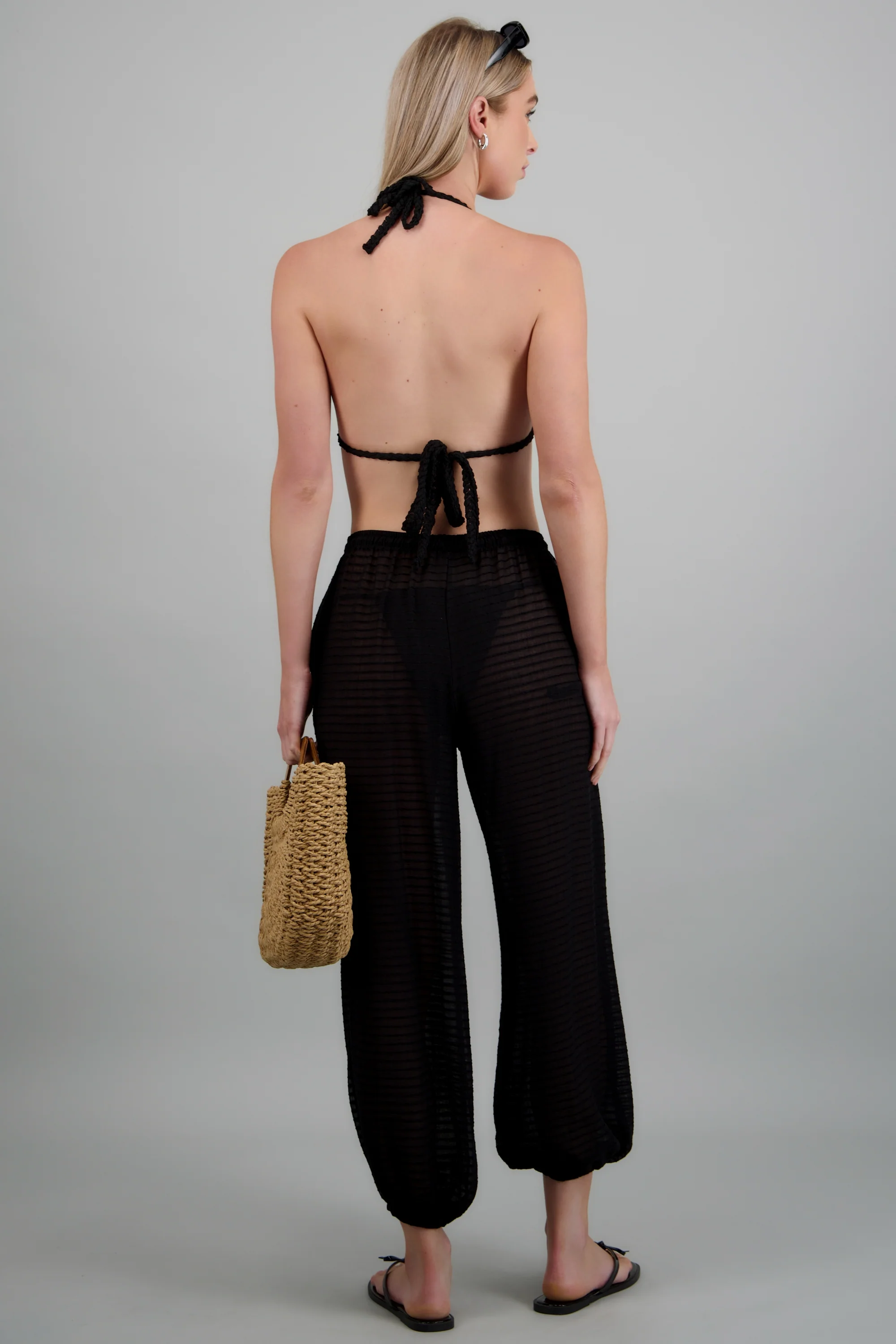 Pantalon globo ligero lineas - Image 4