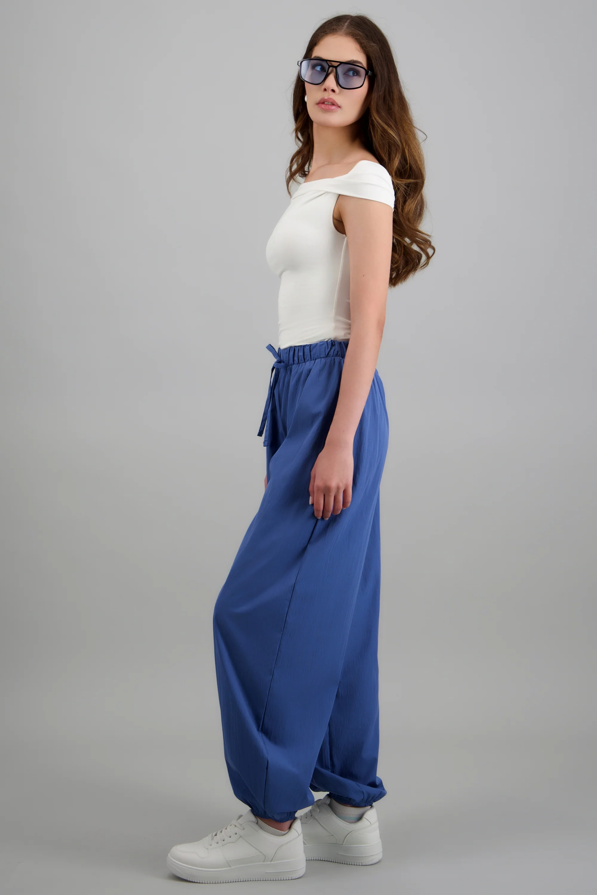 Pantalon globo pretina elastica - Image 2