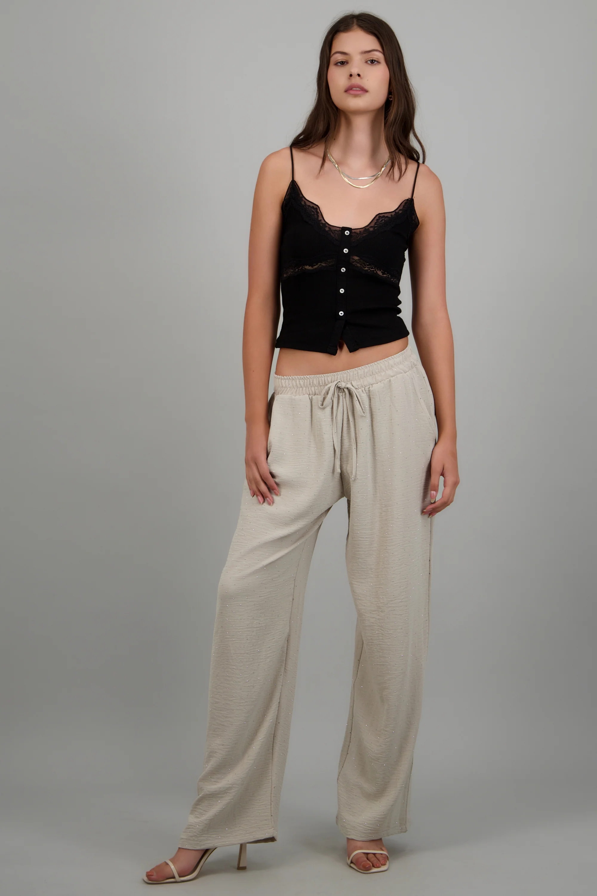Pantalon ligero detalle brillos - Image 2