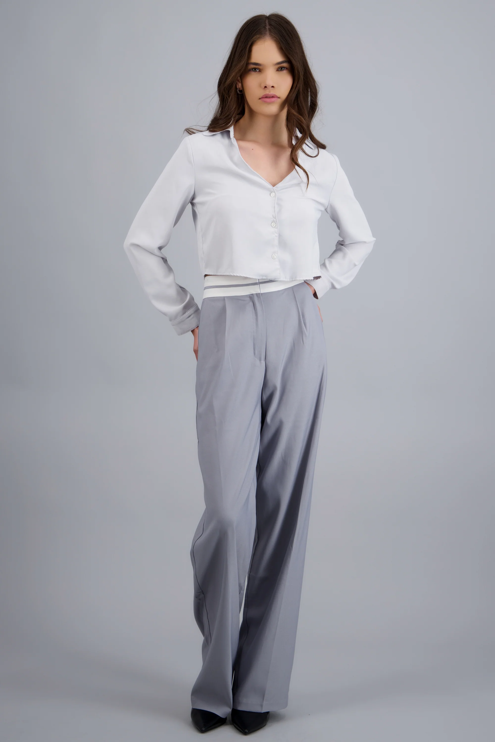 Pantalon pretina contraste - Image 3