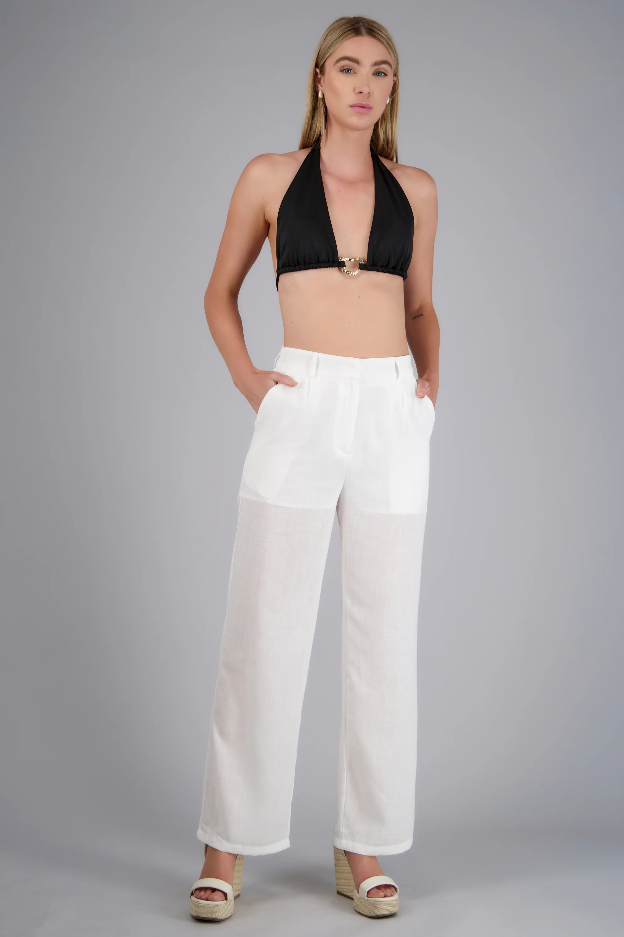 Pantalon pretina ligero
