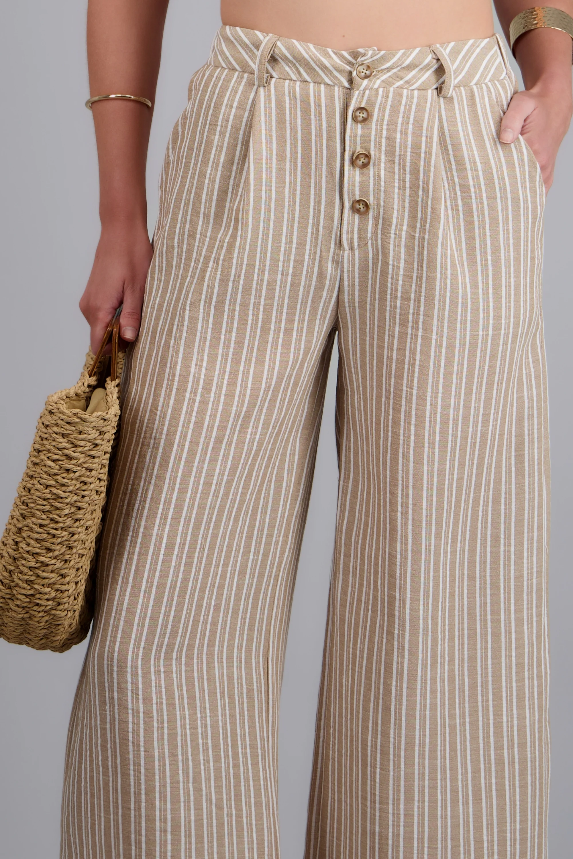 Pantalon rayas amplio - Image 5