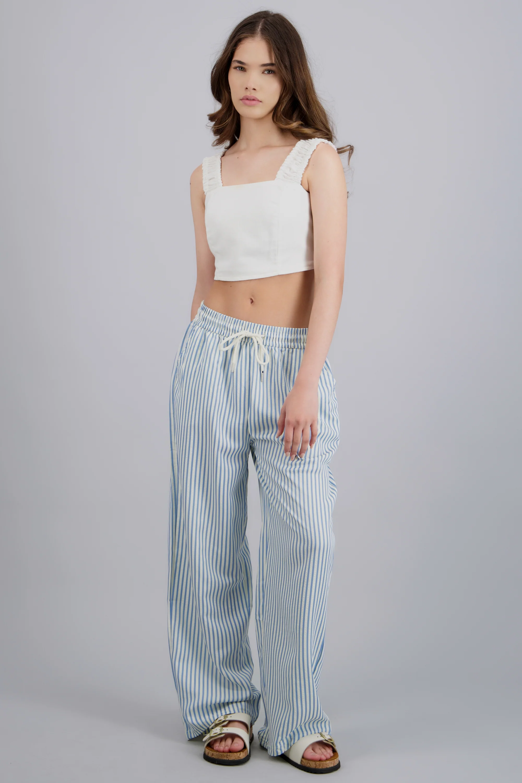 Pantalon rayas con jareta - Image 3