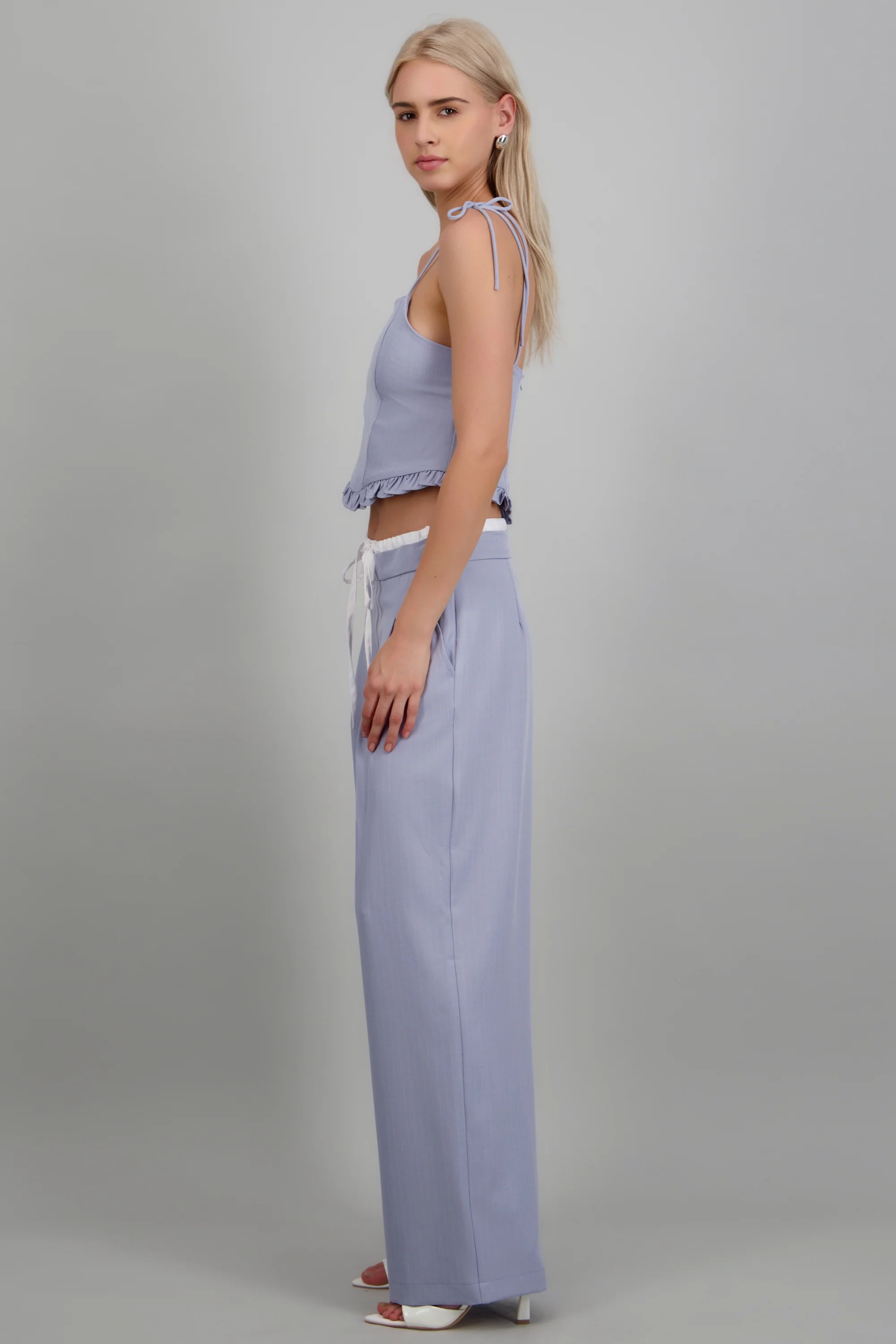 pantalon rayas detalle pretina - Image 3