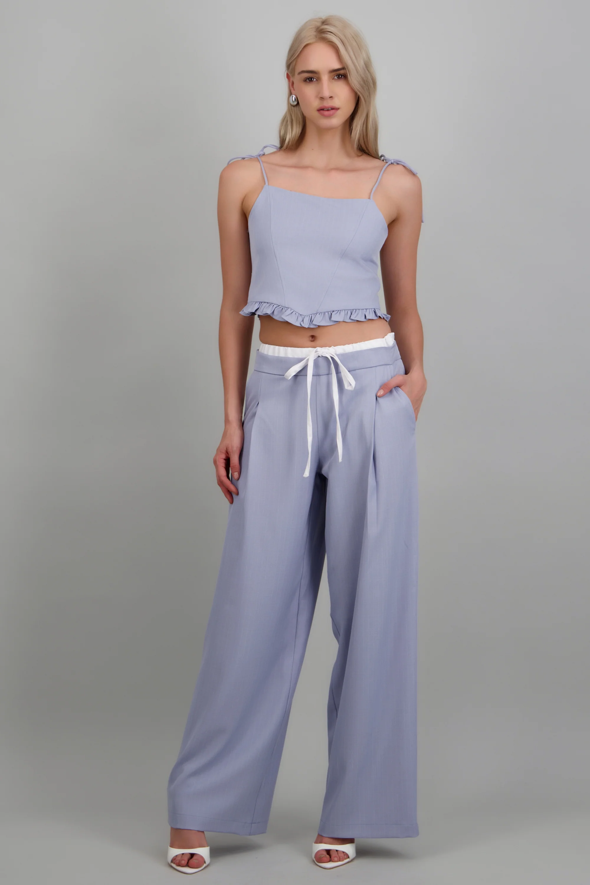 pantalon rayas detalle pretina - Image 4