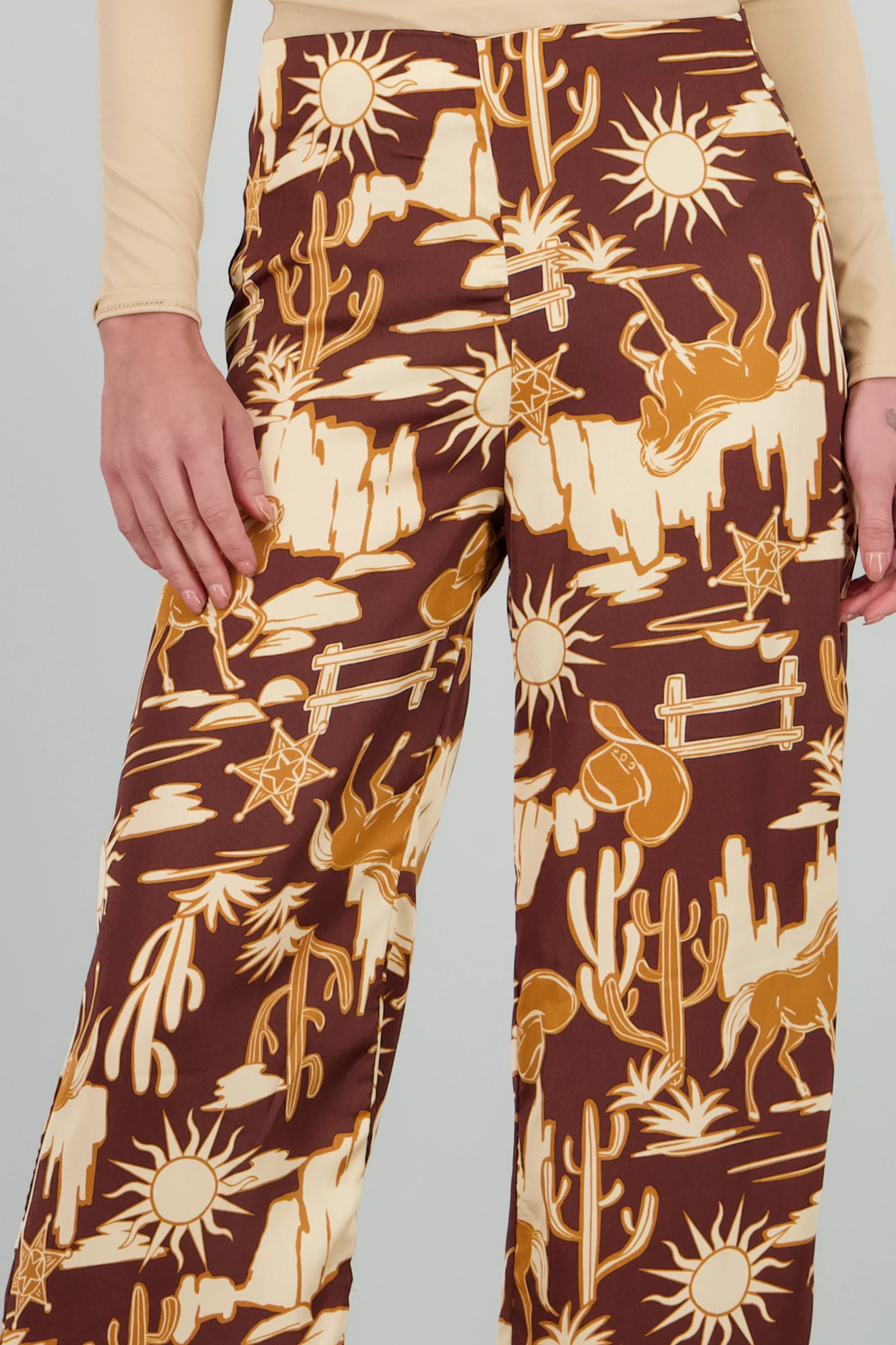 Pantalon recto cowboy print - Image 5