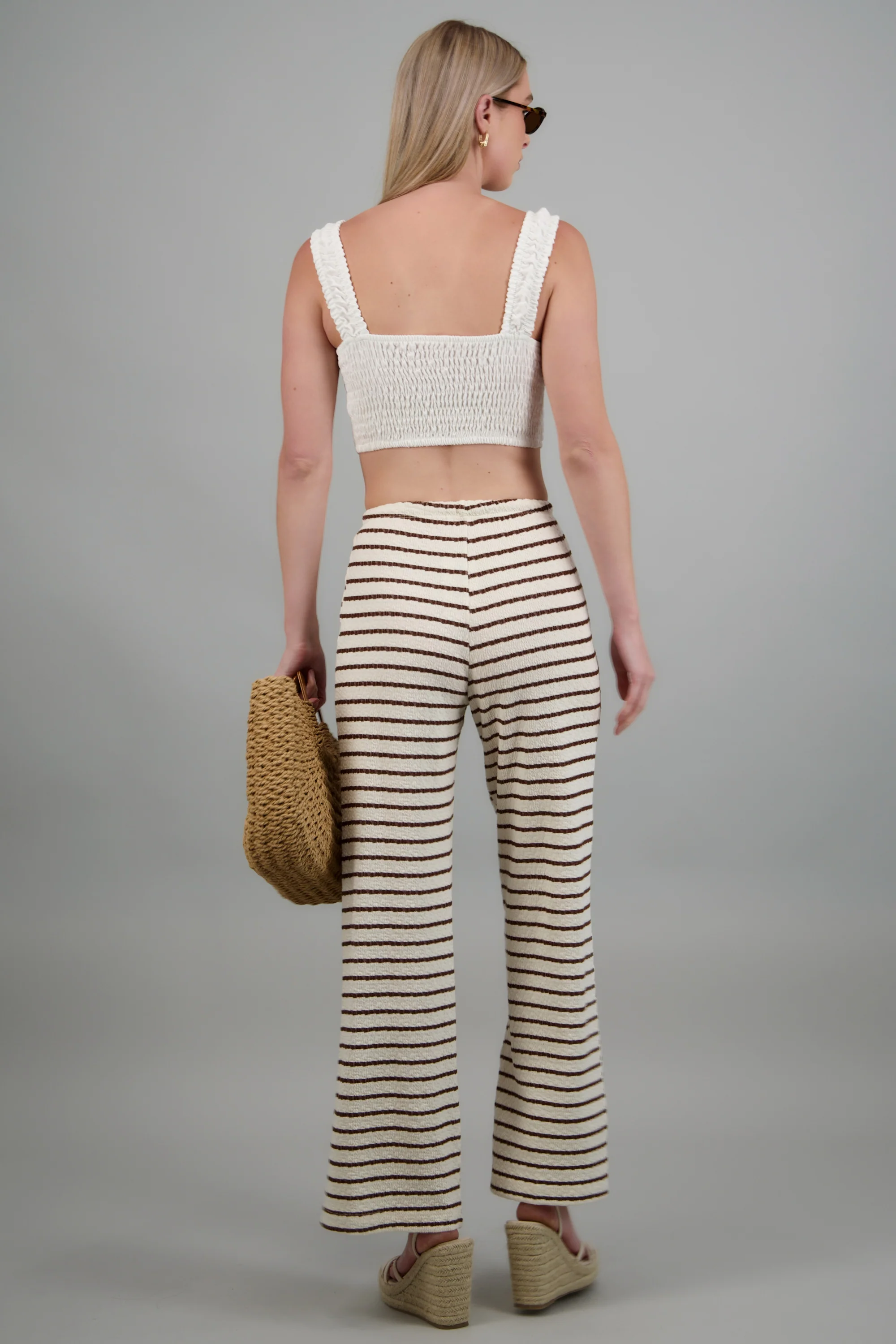 Pantalon recto detalle textura - Image 4