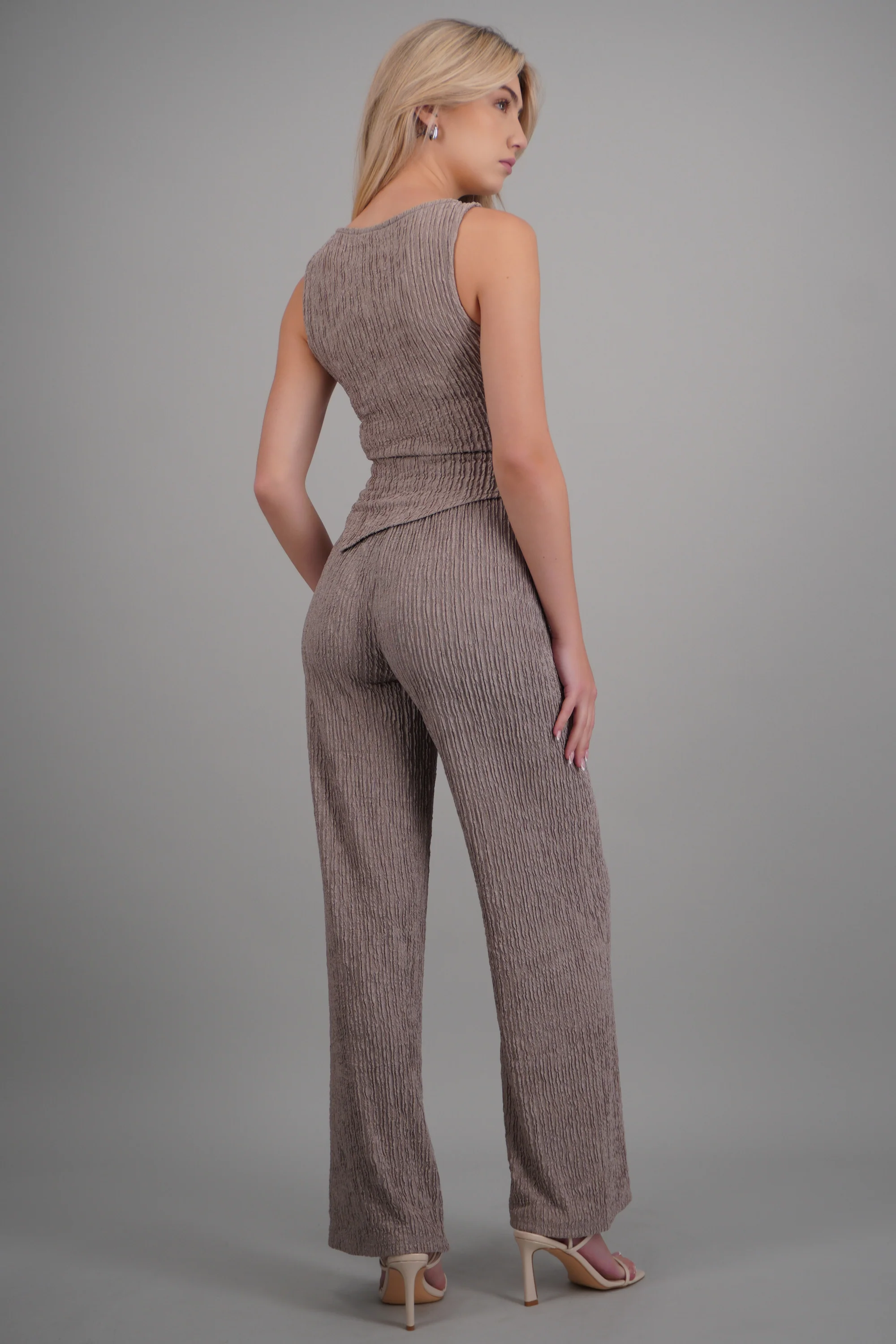 Pantalon recto textura - Image 4