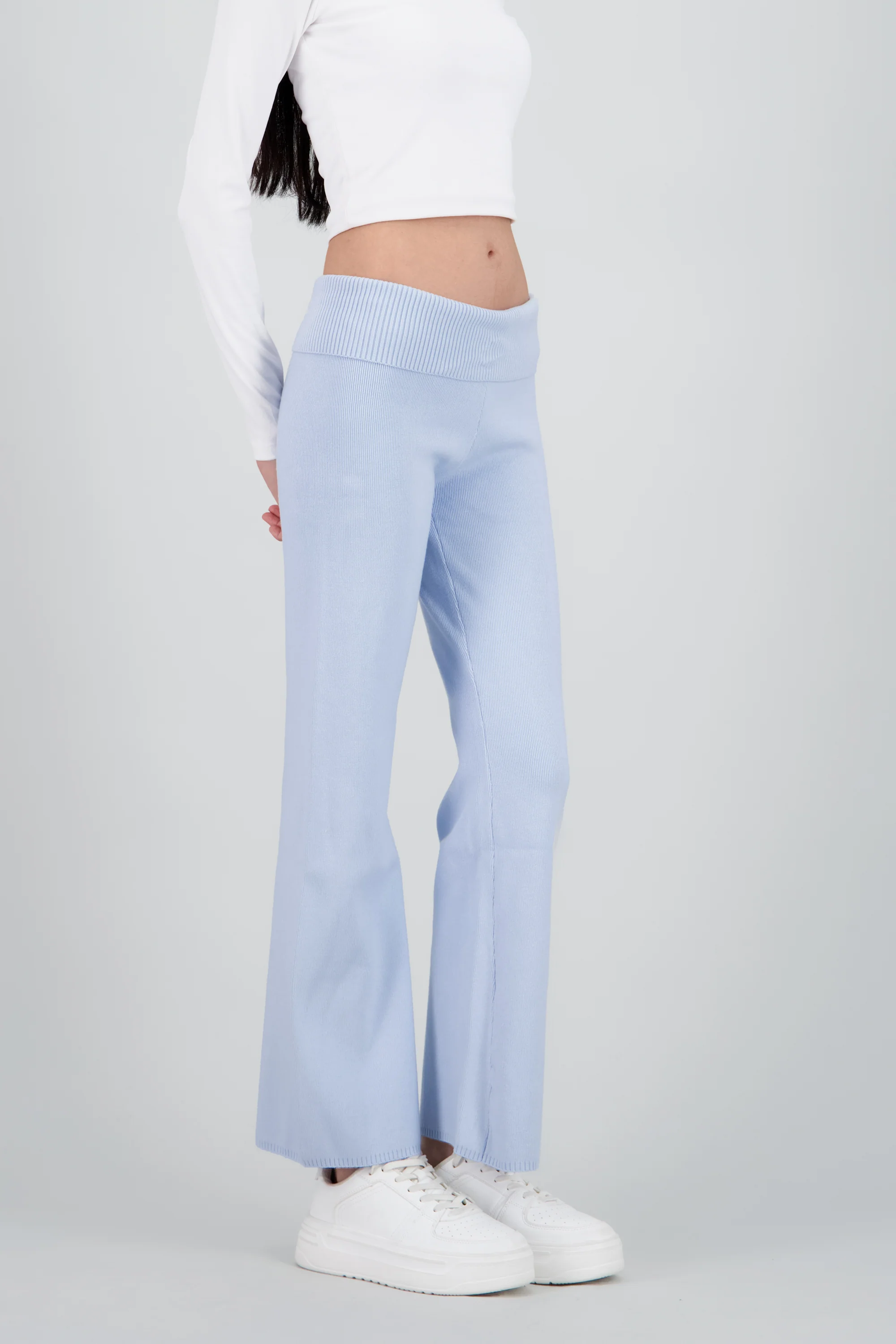 Pantalon tejido con dobladillo - Image 3