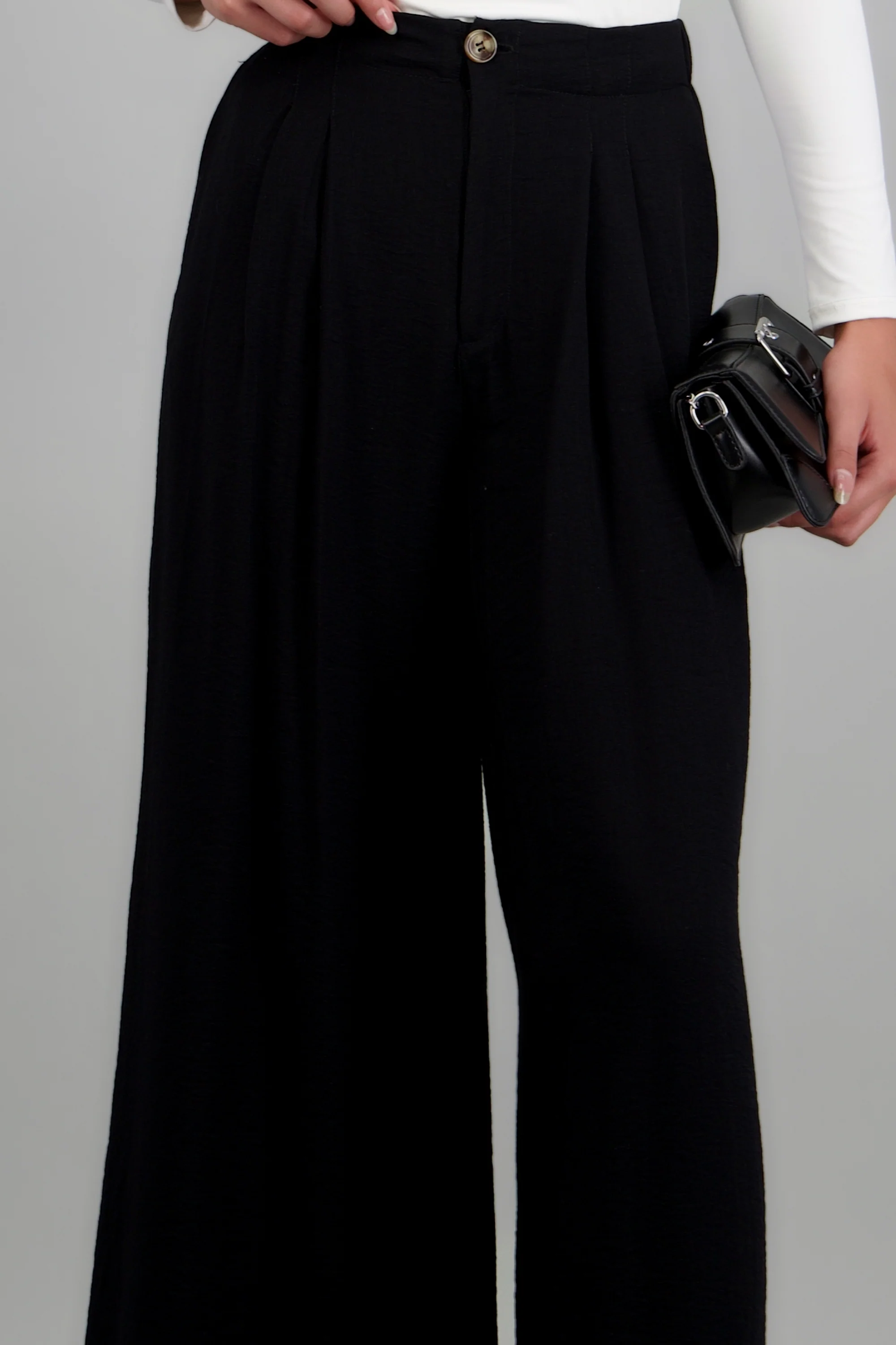 Pantalon wide detalle pinzas - Image 5