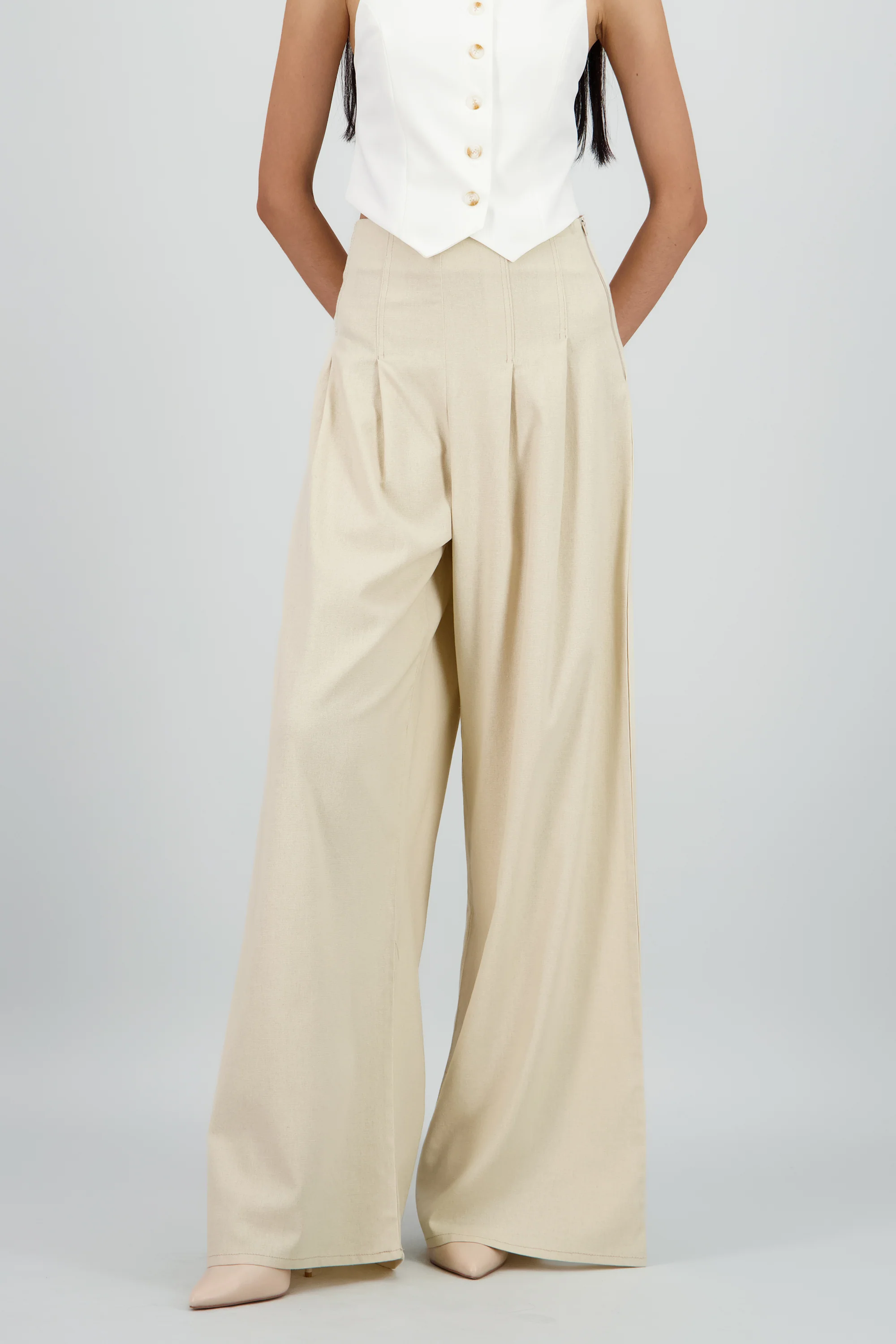 Pantalon wide leg - Image 2