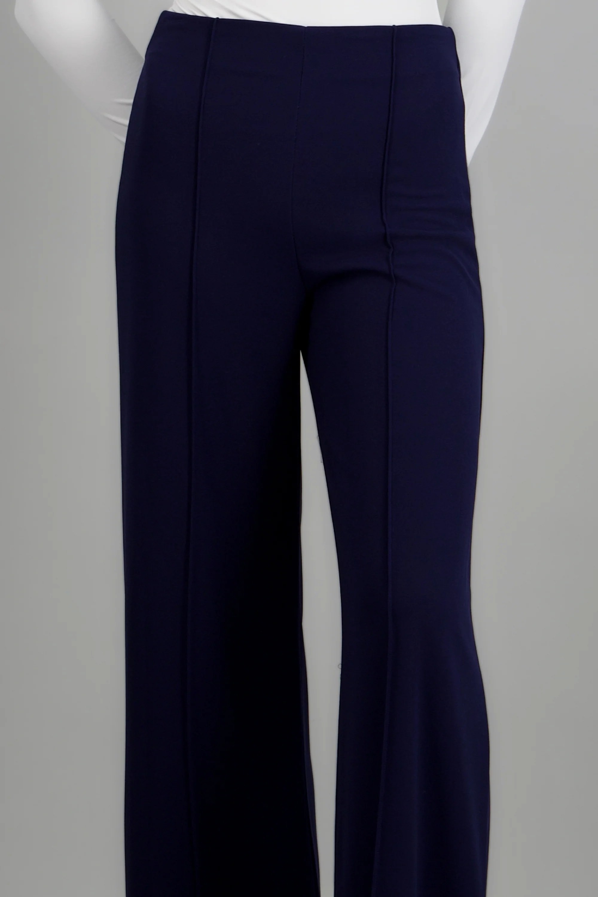 Pantalón Wide Leg Cintura Alta Costuras - Image 5