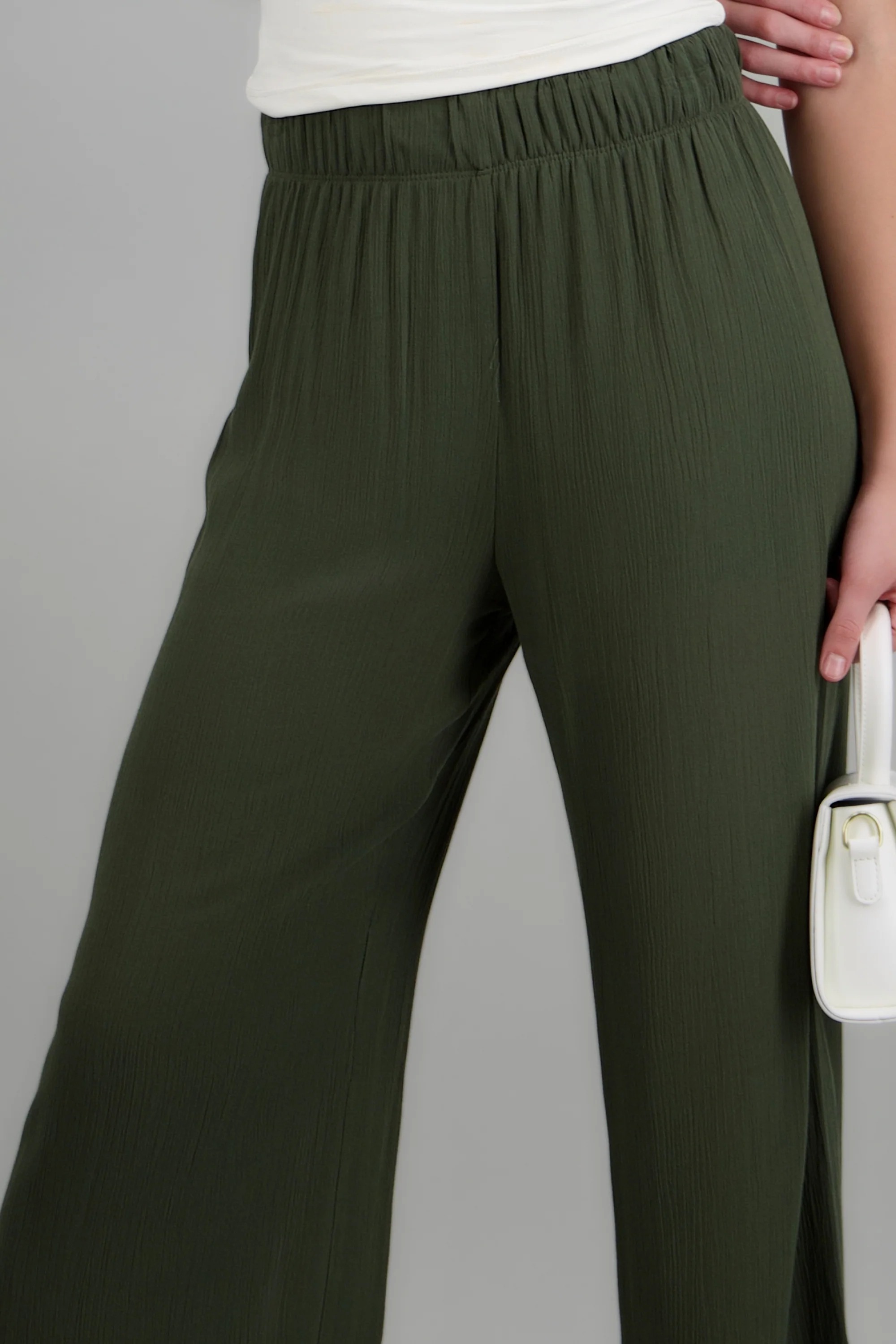Pantalón wide leg cintura elástica - Image 5