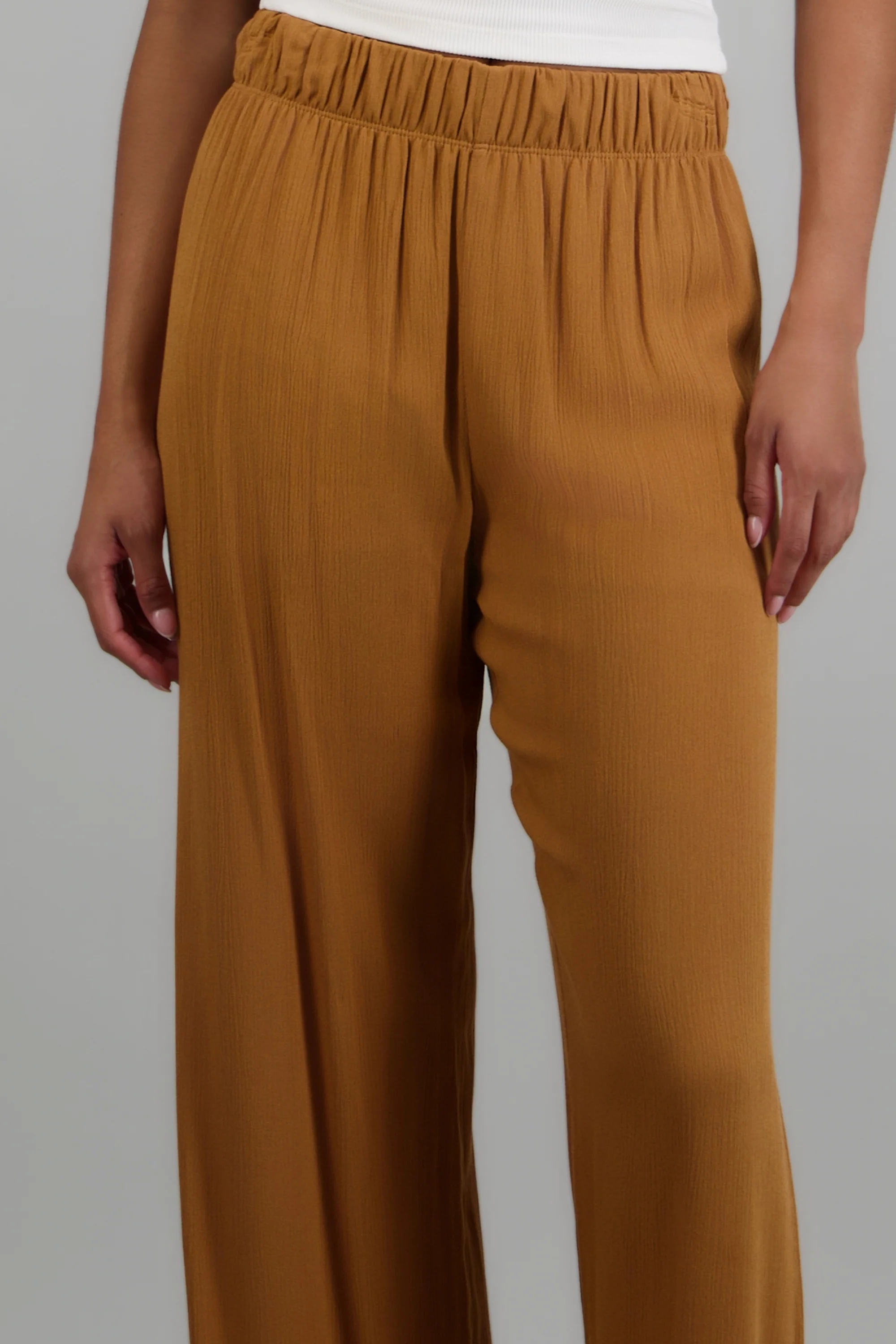Pantalón wide leg cintura elástica - Image 5