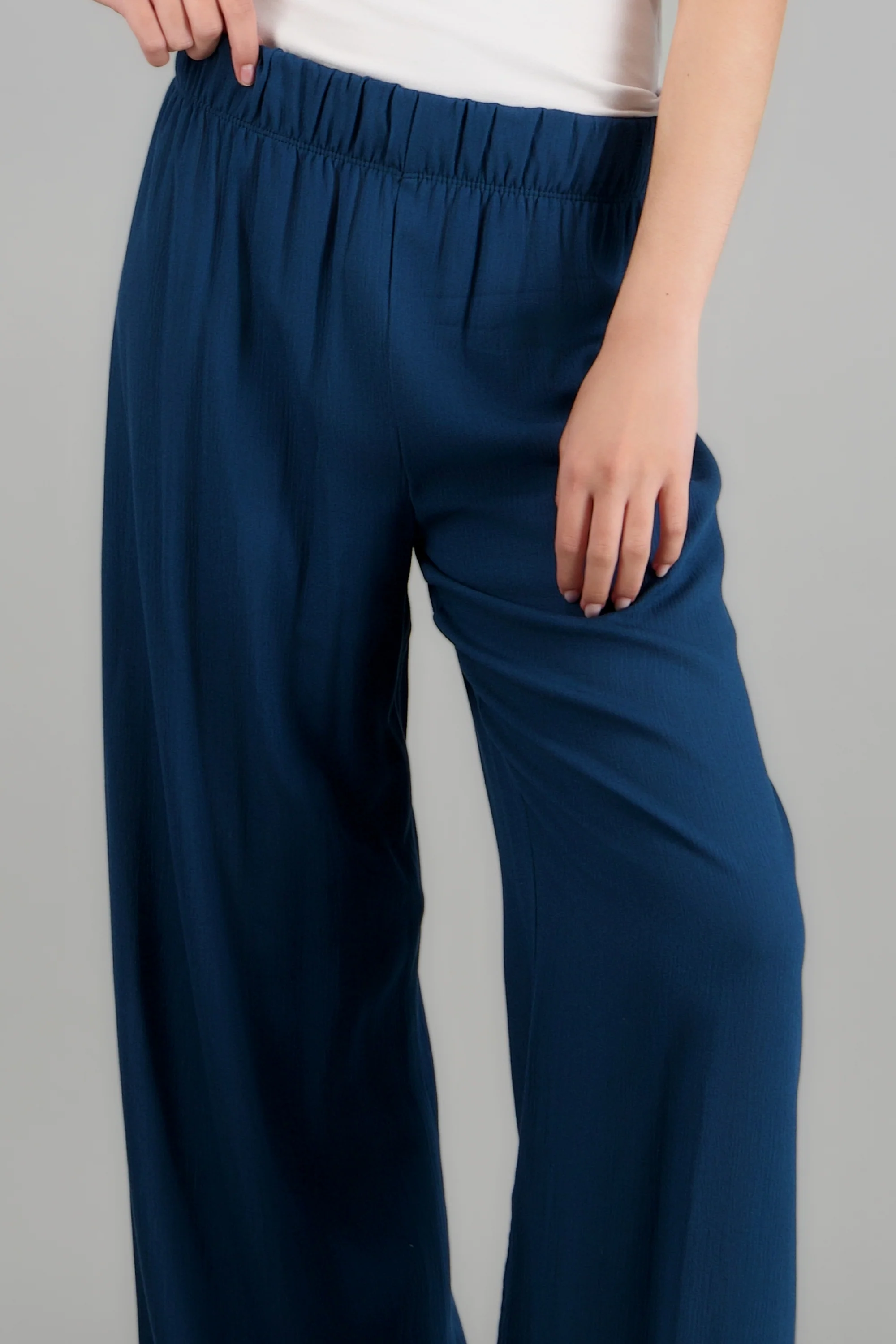 Pantalón wide leg cintura elástica - Image 10