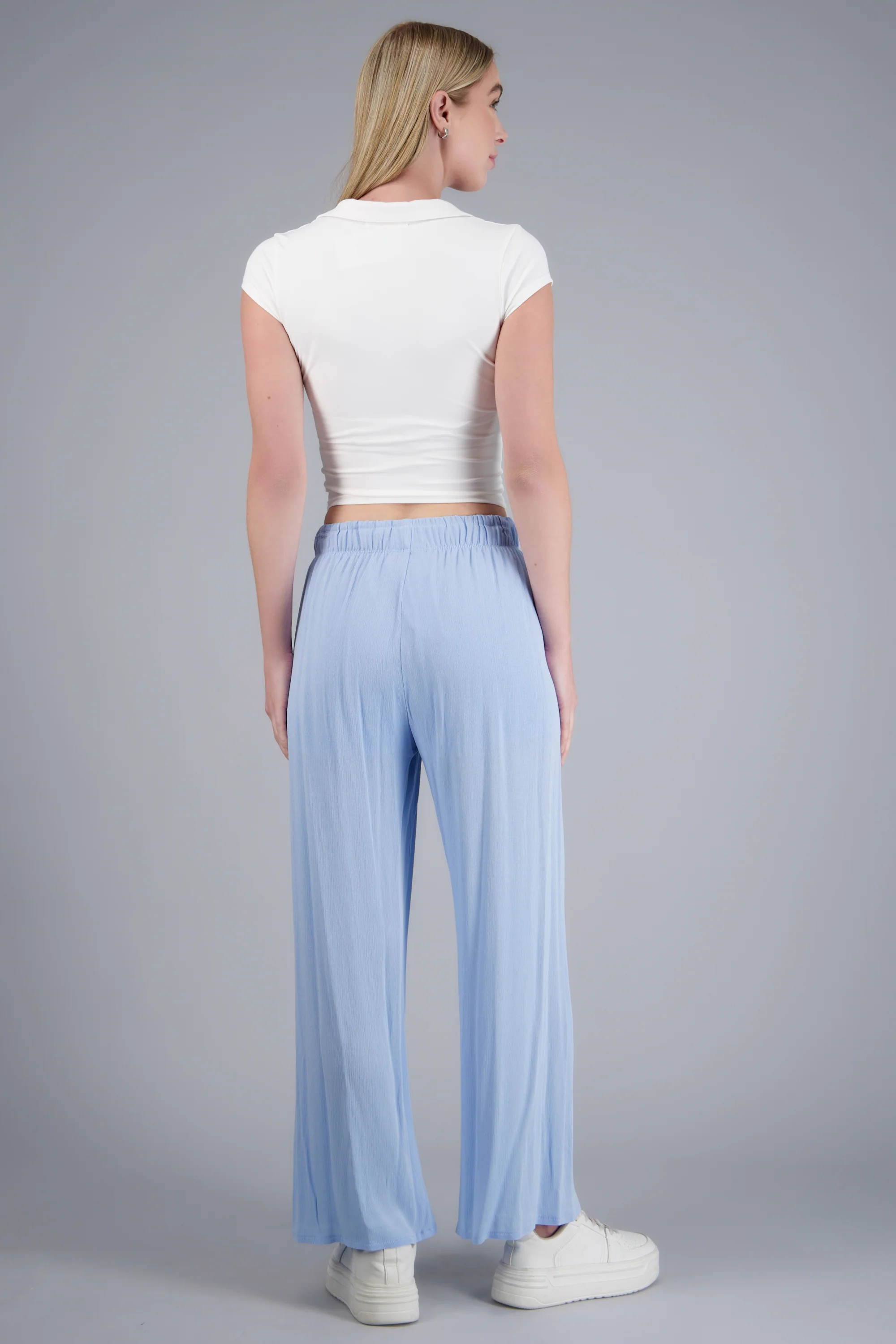 Pantalón wide leg cintura elástica - Image 4