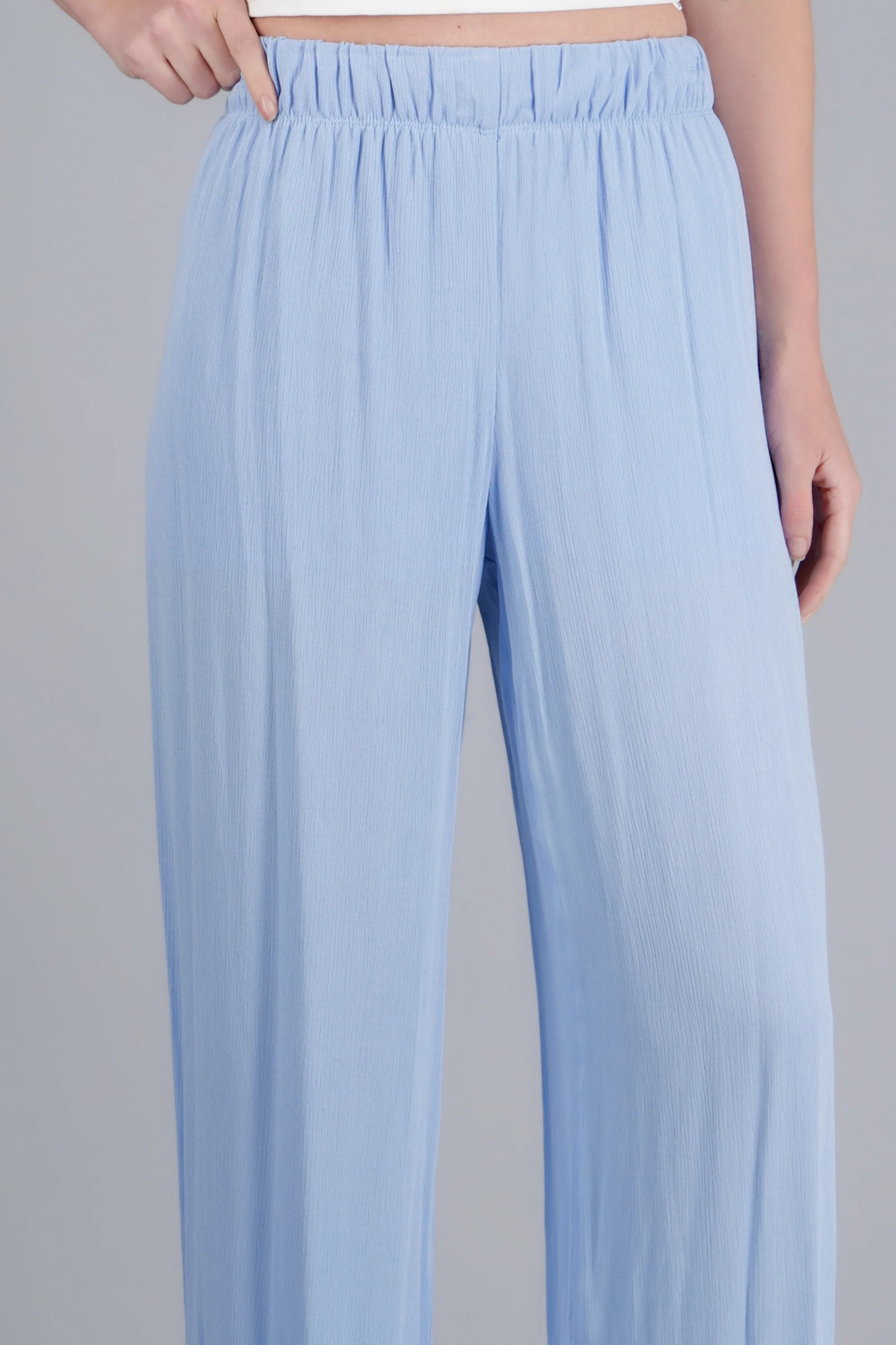 Pantalón wide leg cintura elástica - Image 5