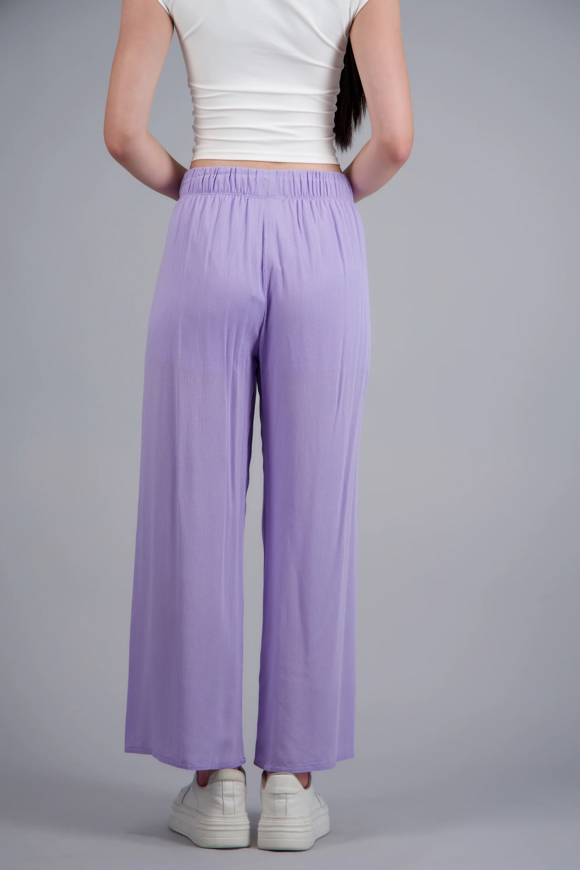 Pantalón wide leg cintura elástica - Image 4