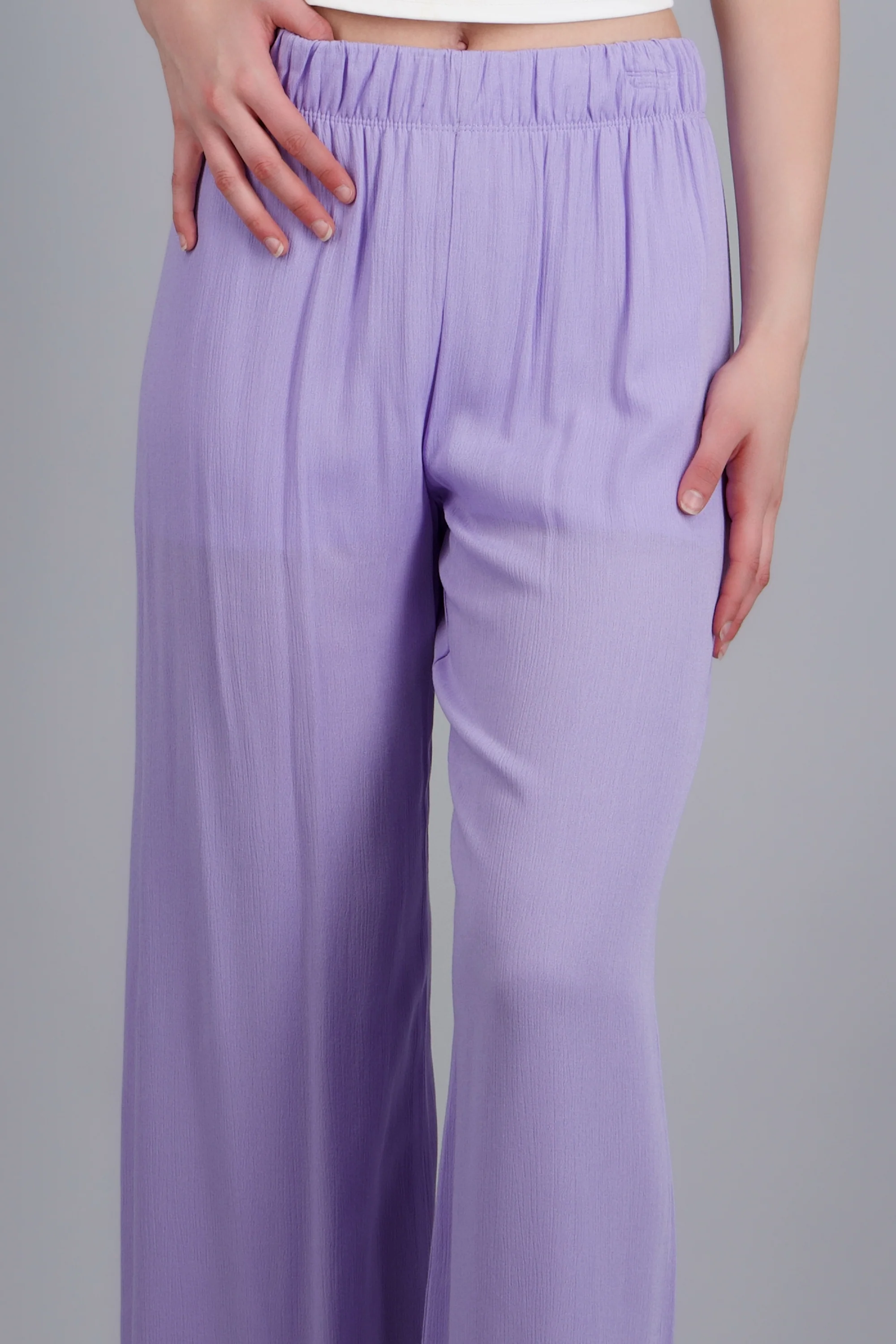 Pantalón wide leg cintura elástica - Image 5