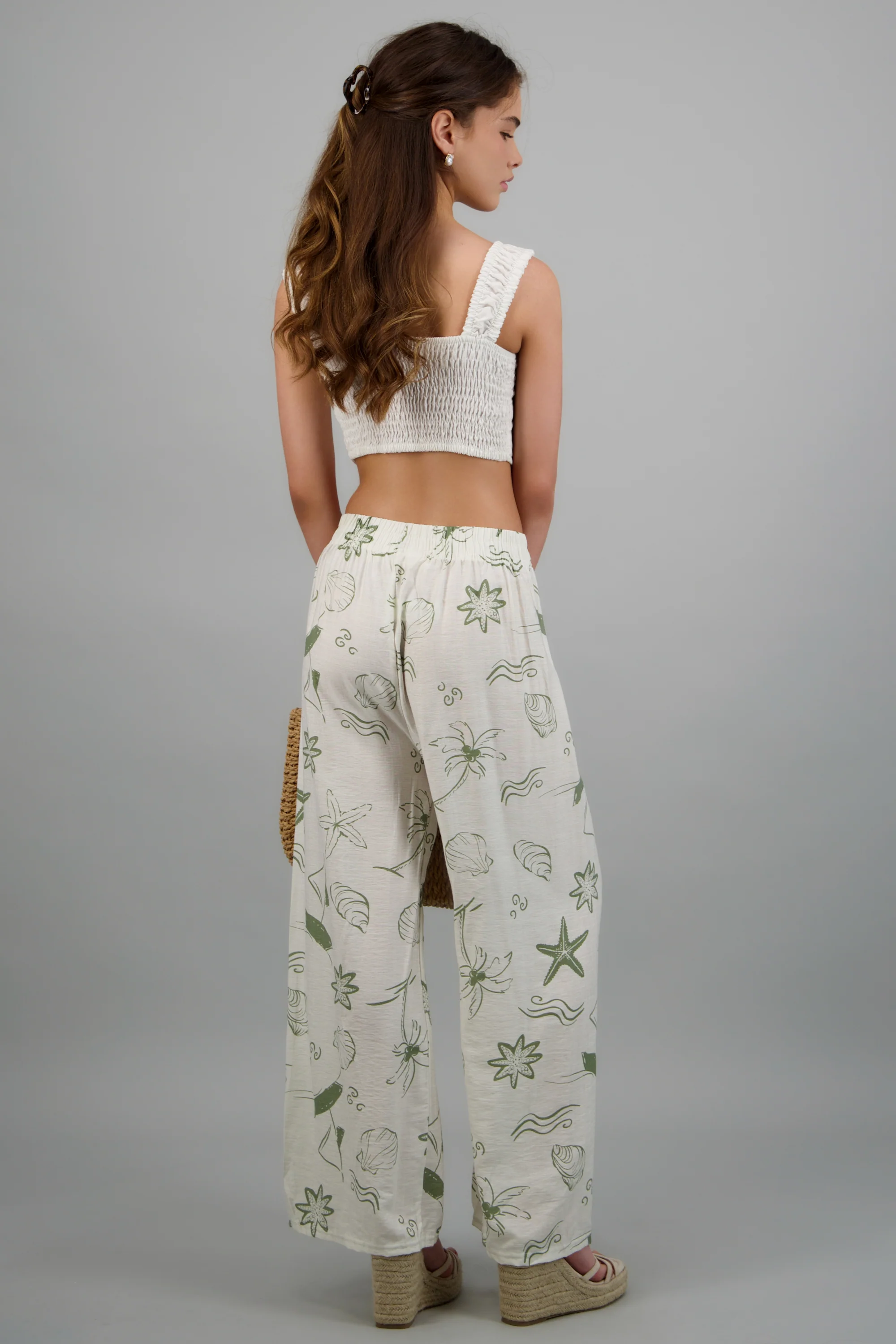 Pantalón wide leg de estampados marítimos - Image 4