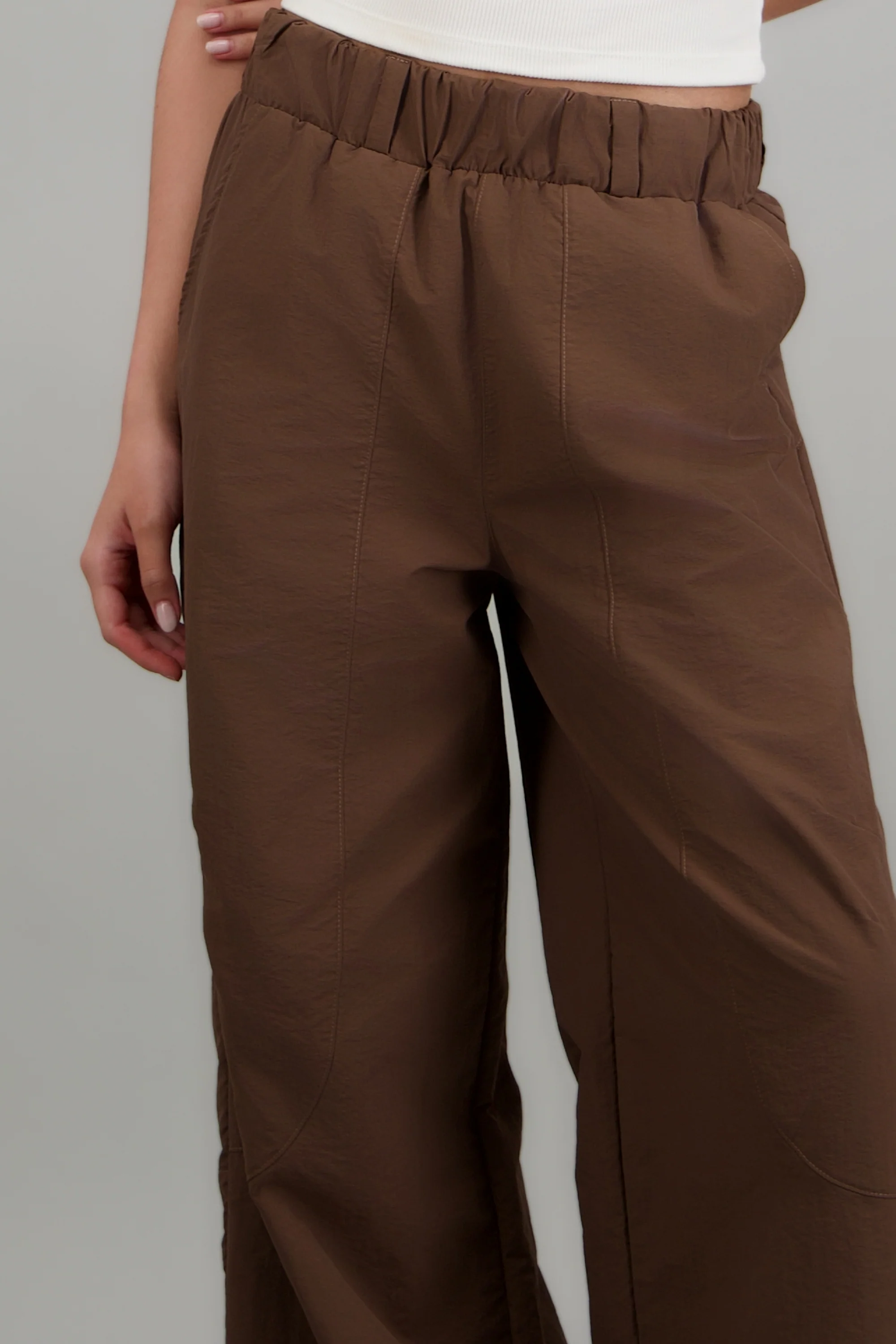 Pantalon wide leg detalle cinturon - Image 5