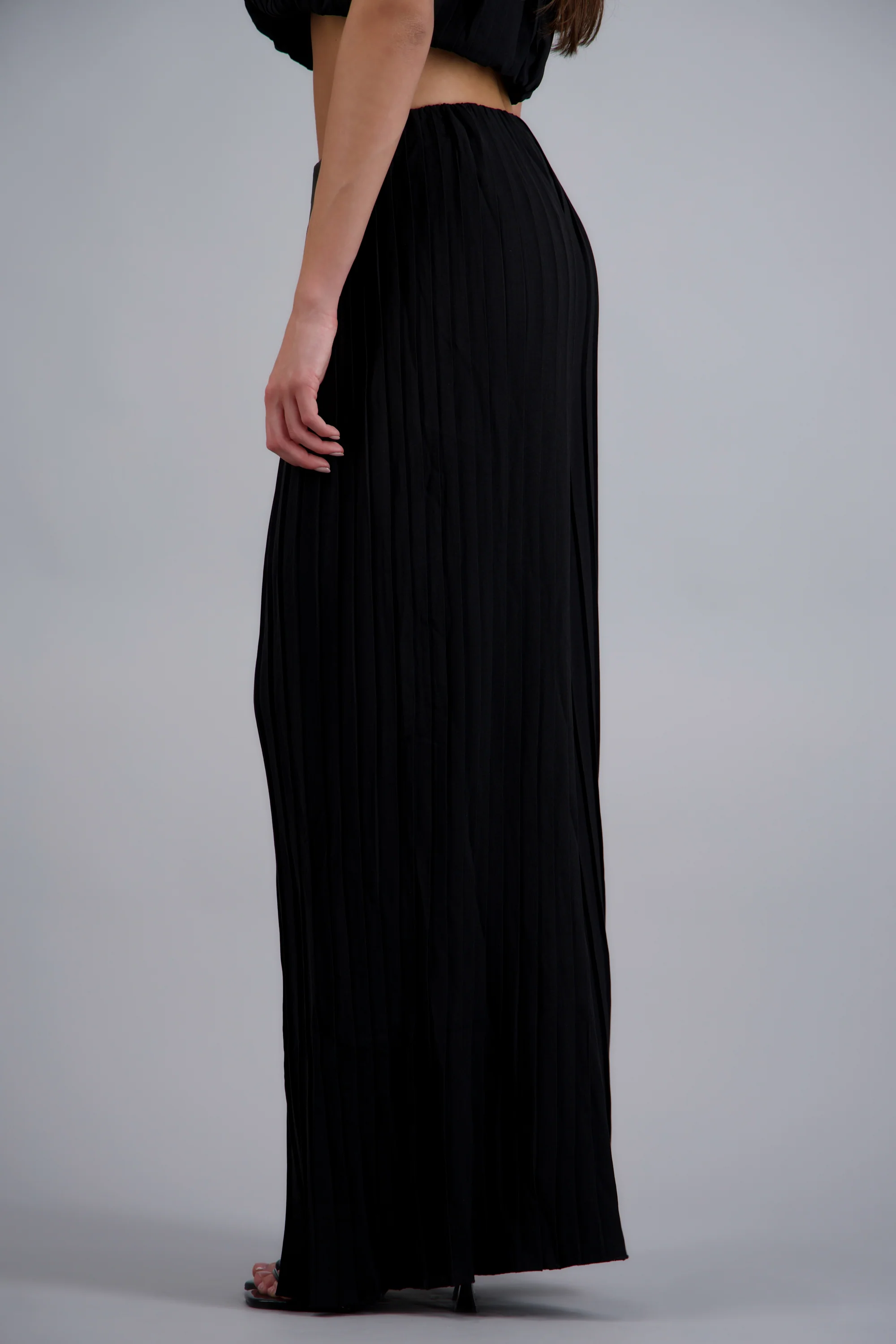 Pantalon wide leg detalle textura - Image 3