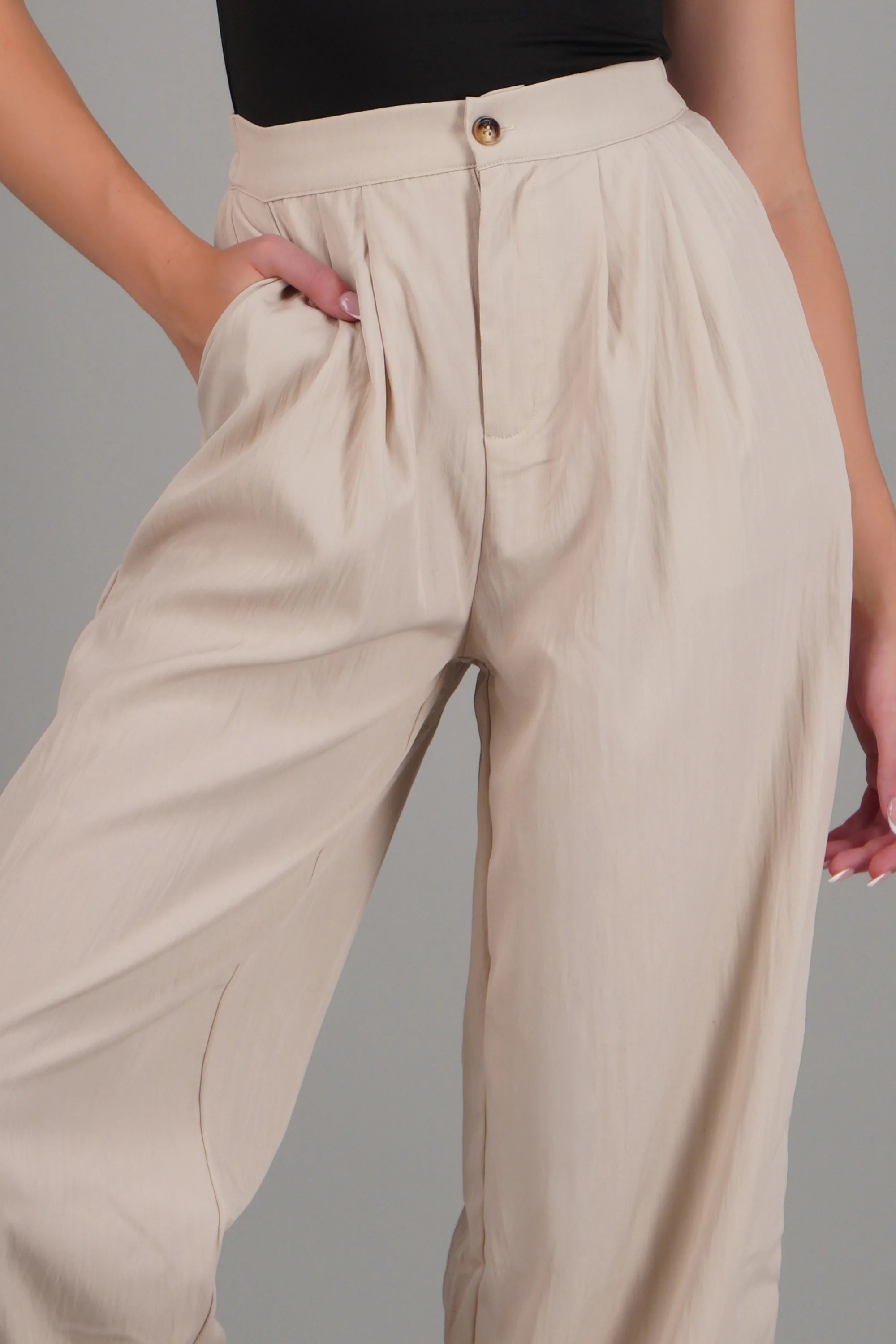 Pantalón wide leg rompevientos - Image 5
