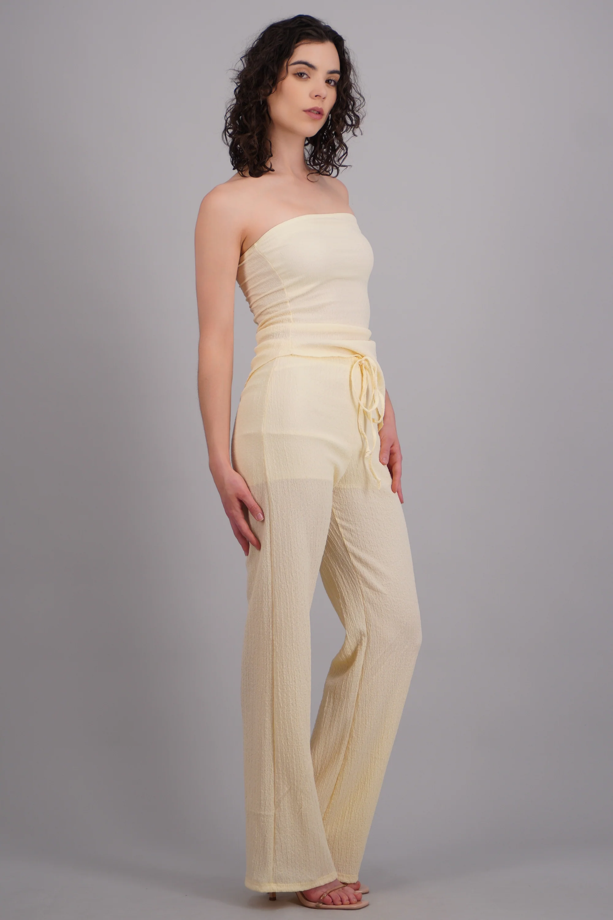 Pantalones con jaretas textura - Image 3