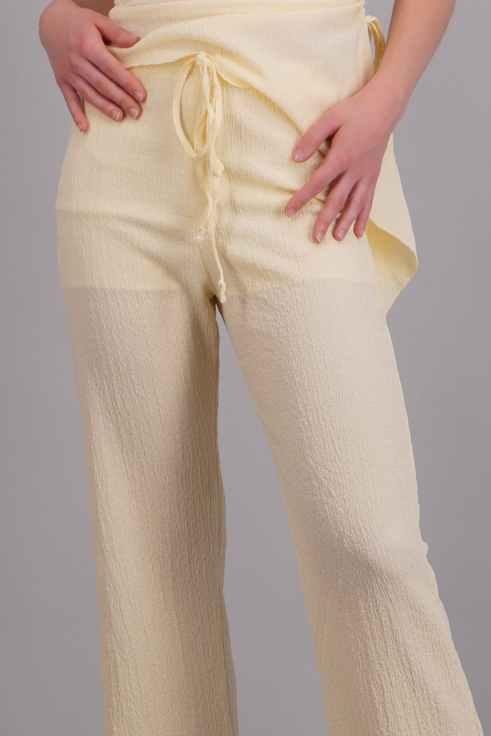 Pantalones con jaretas textura - Image 5