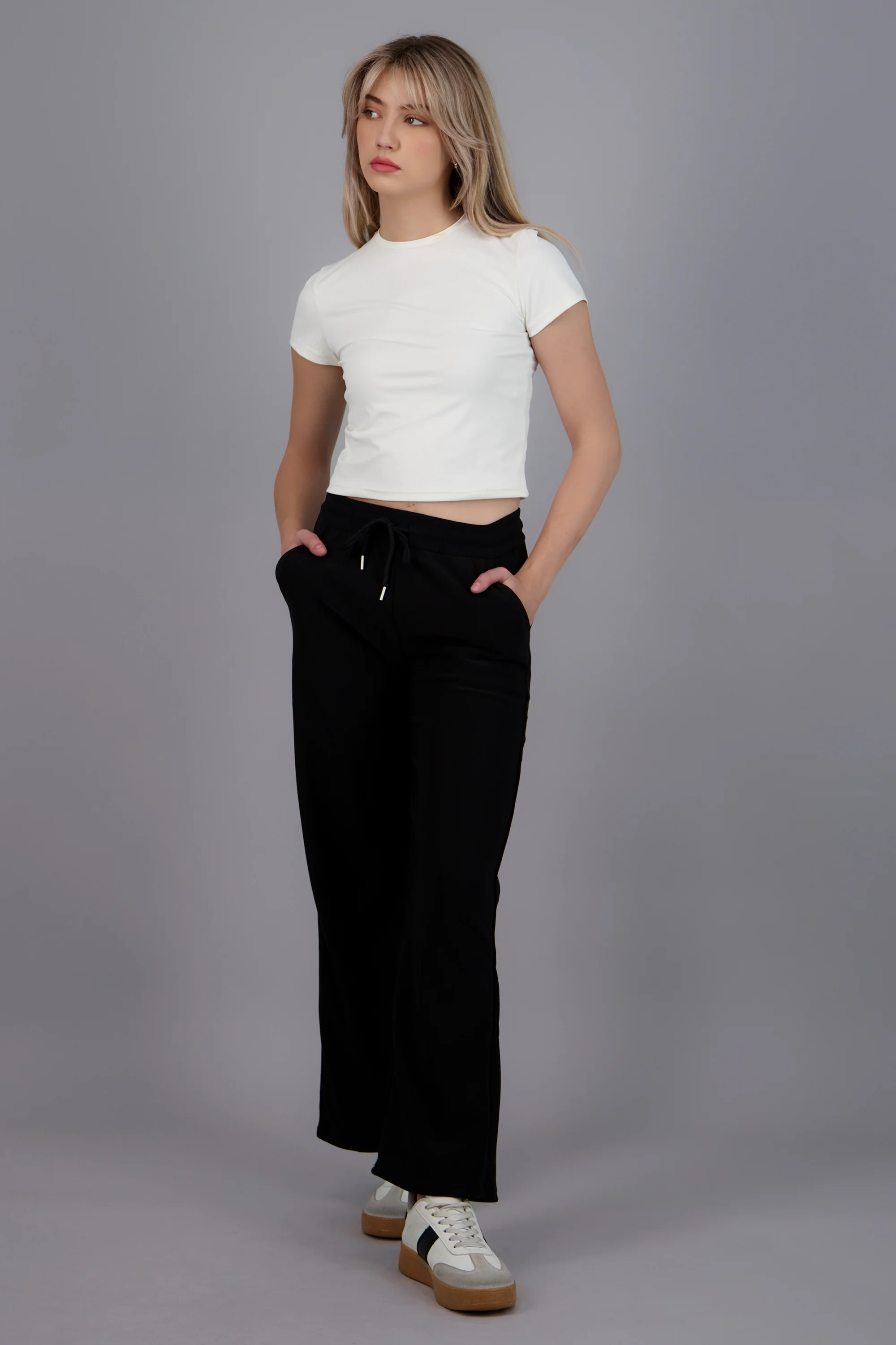 Pants rectos con fleece